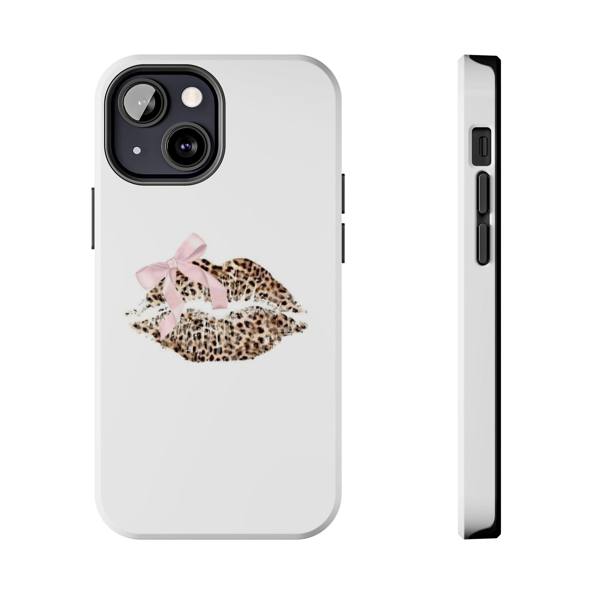 Leopard Kissy Lips Phone Cases
