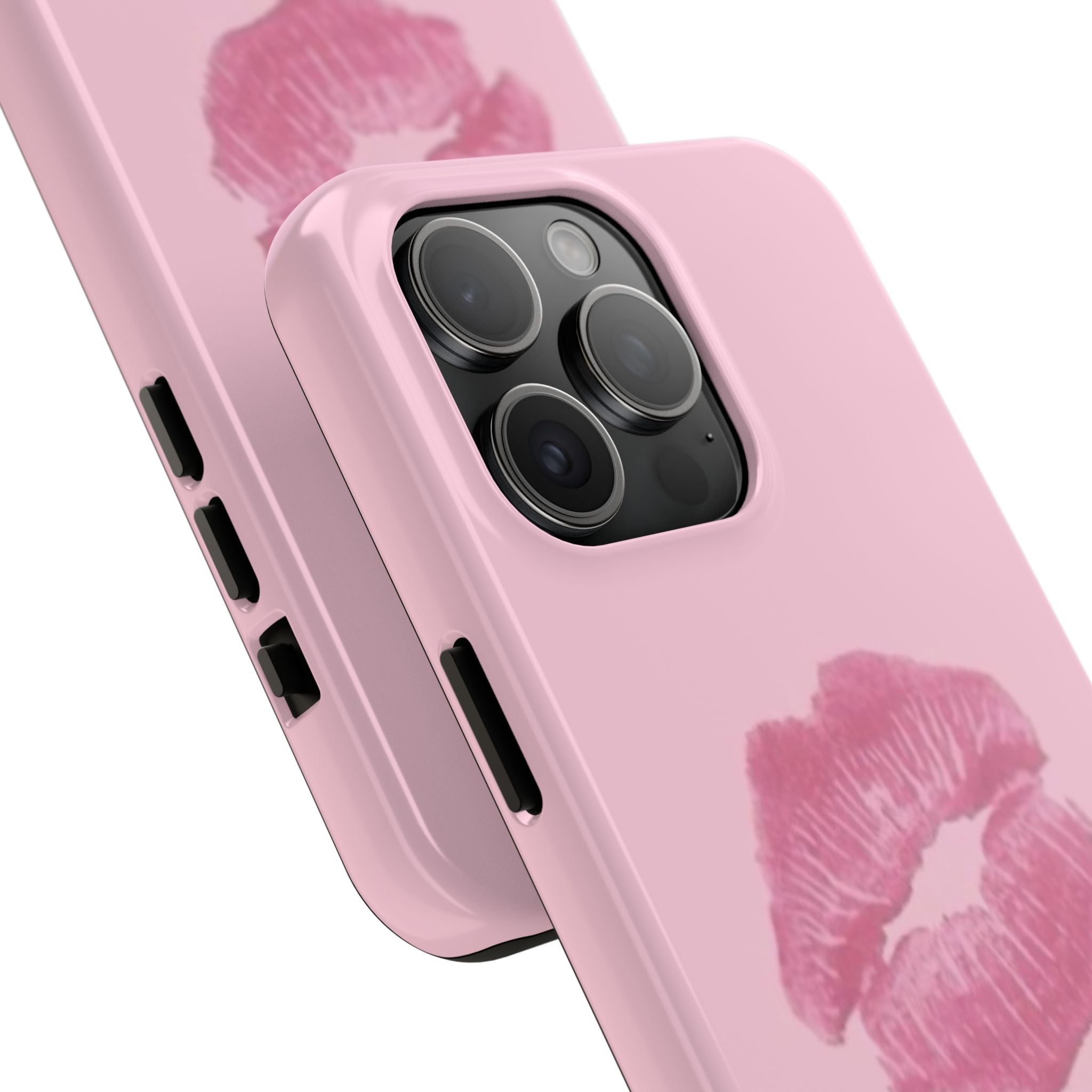 Pink Kissy Lips Phone Cases