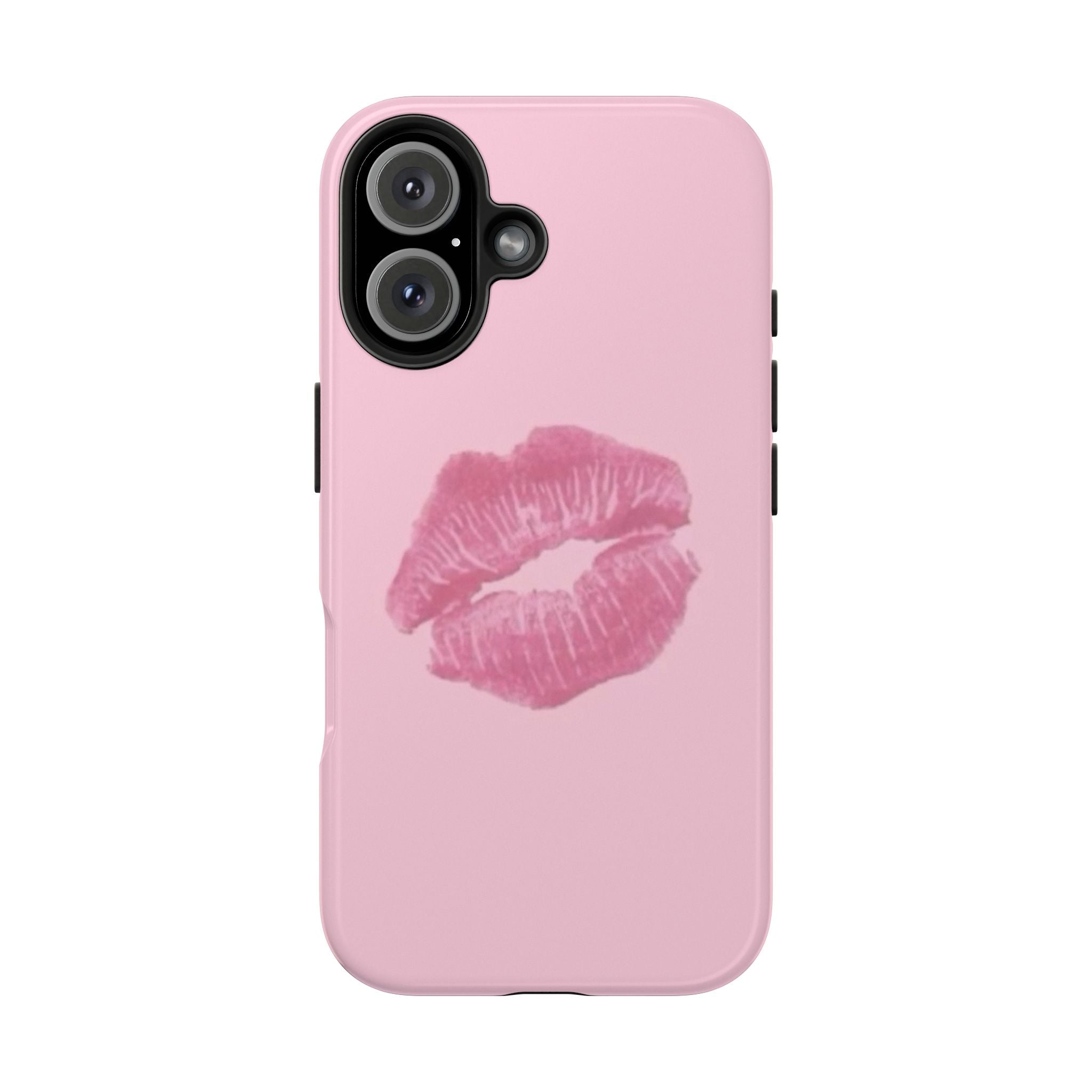 Pink Kissy Lips Phone Cases