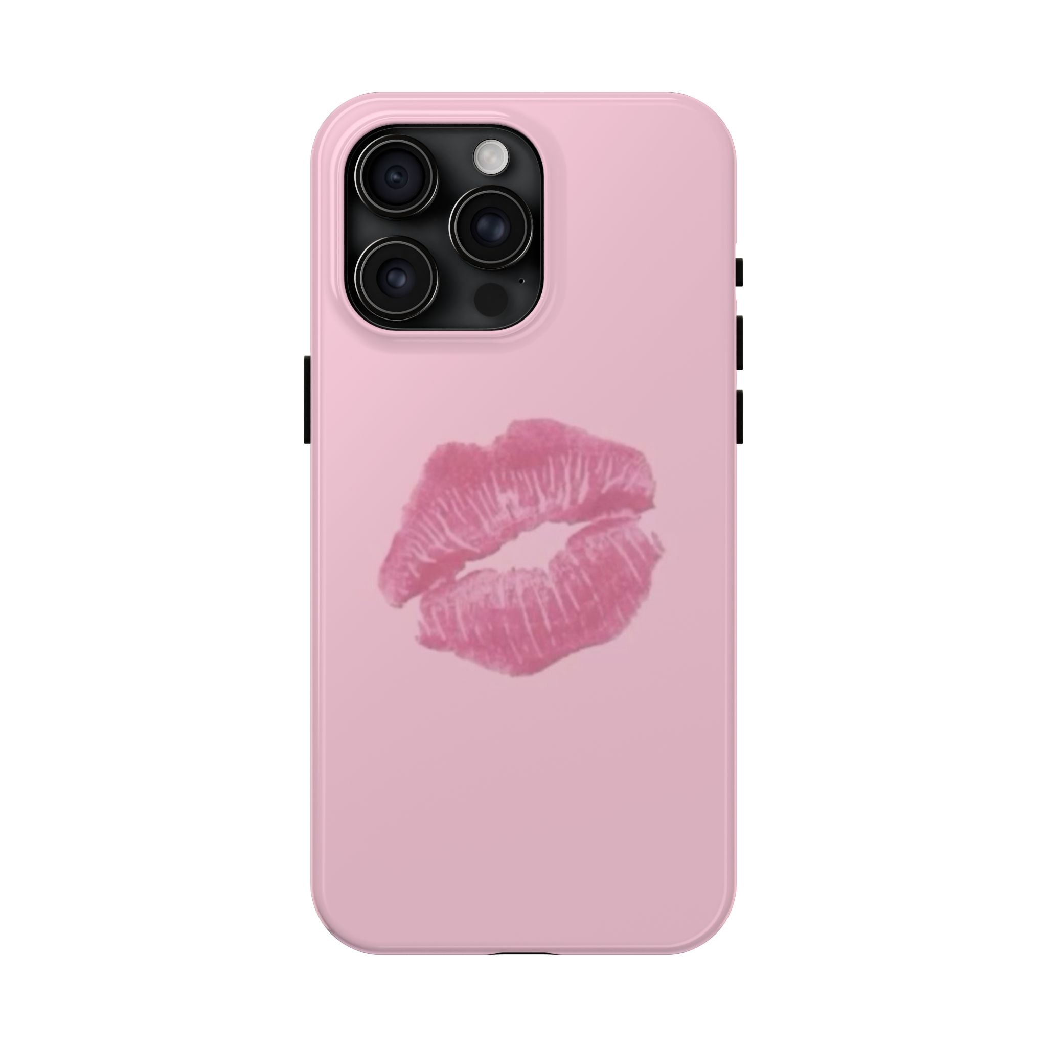 Pink Kissy Lips Phone Cases