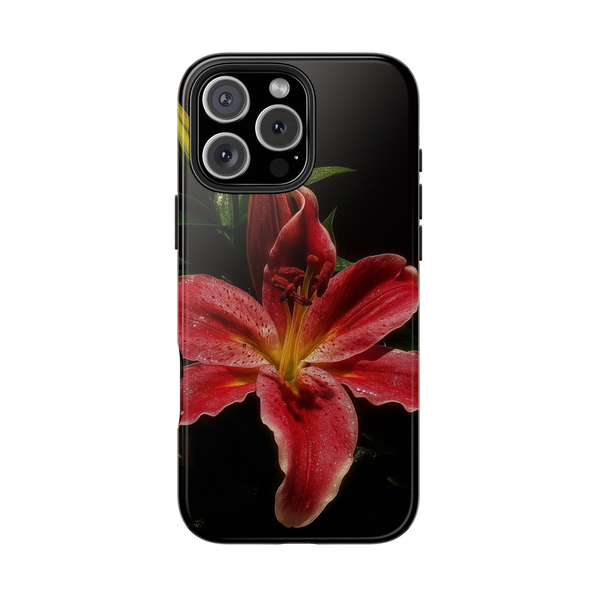 Red Lily Flower Phone Cases