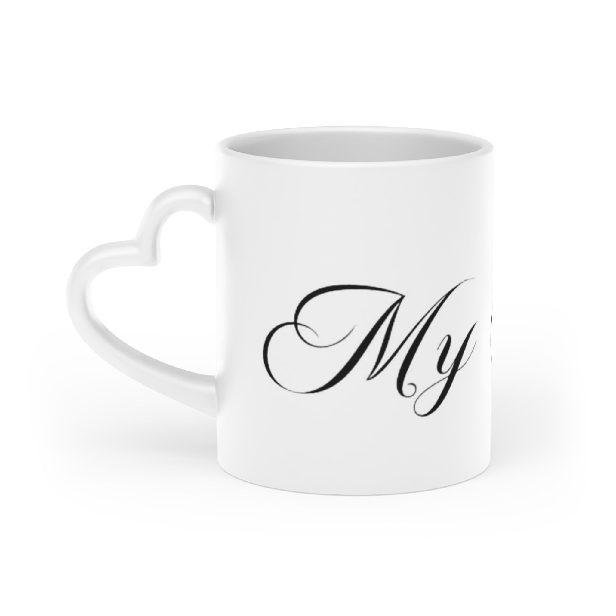 « My baby » Heart-Shaped Mug