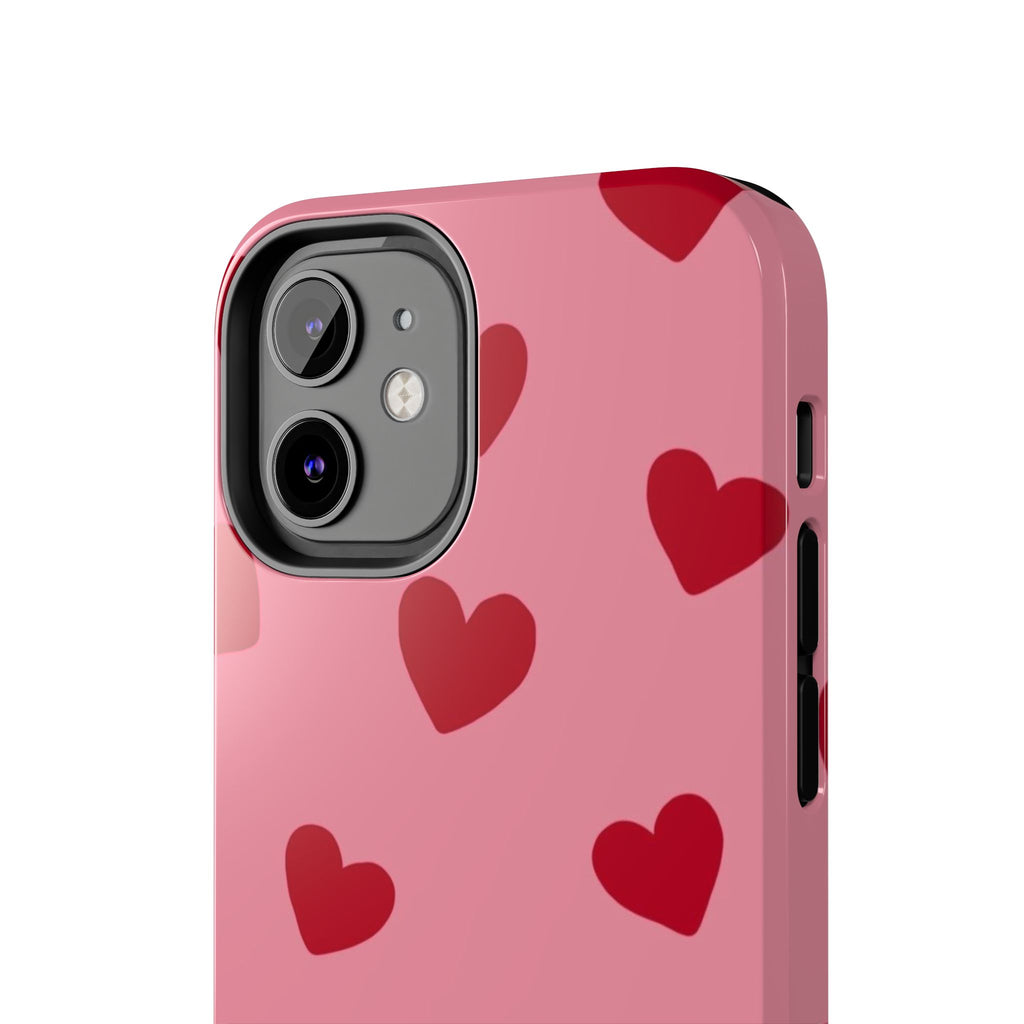 Red heart Phone Cases
