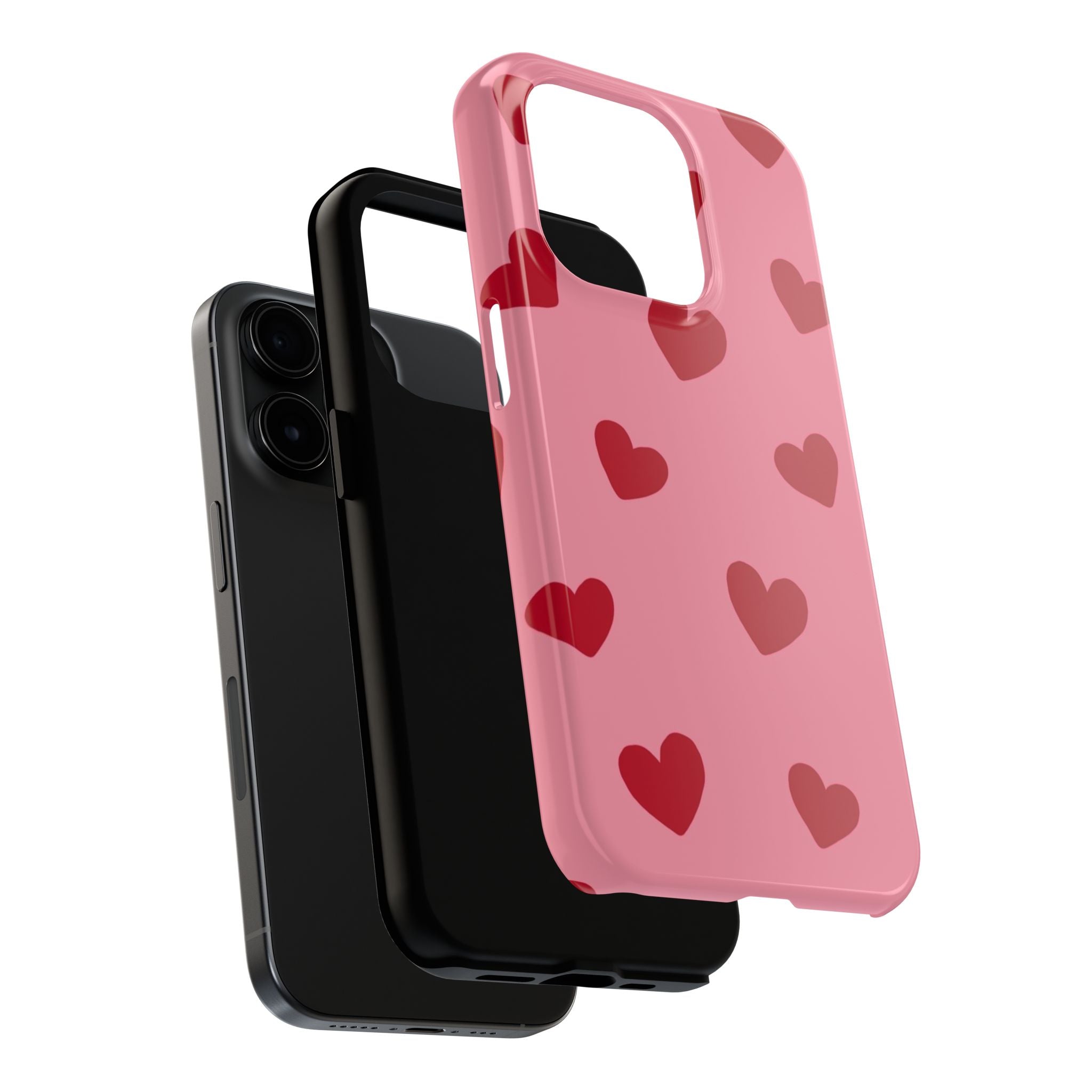 Red heart Phone Cases
