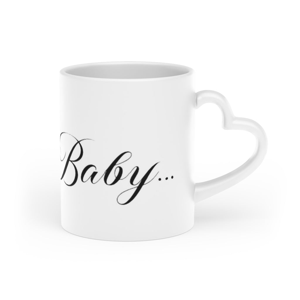 « My baby » Heart-Shaped Mug