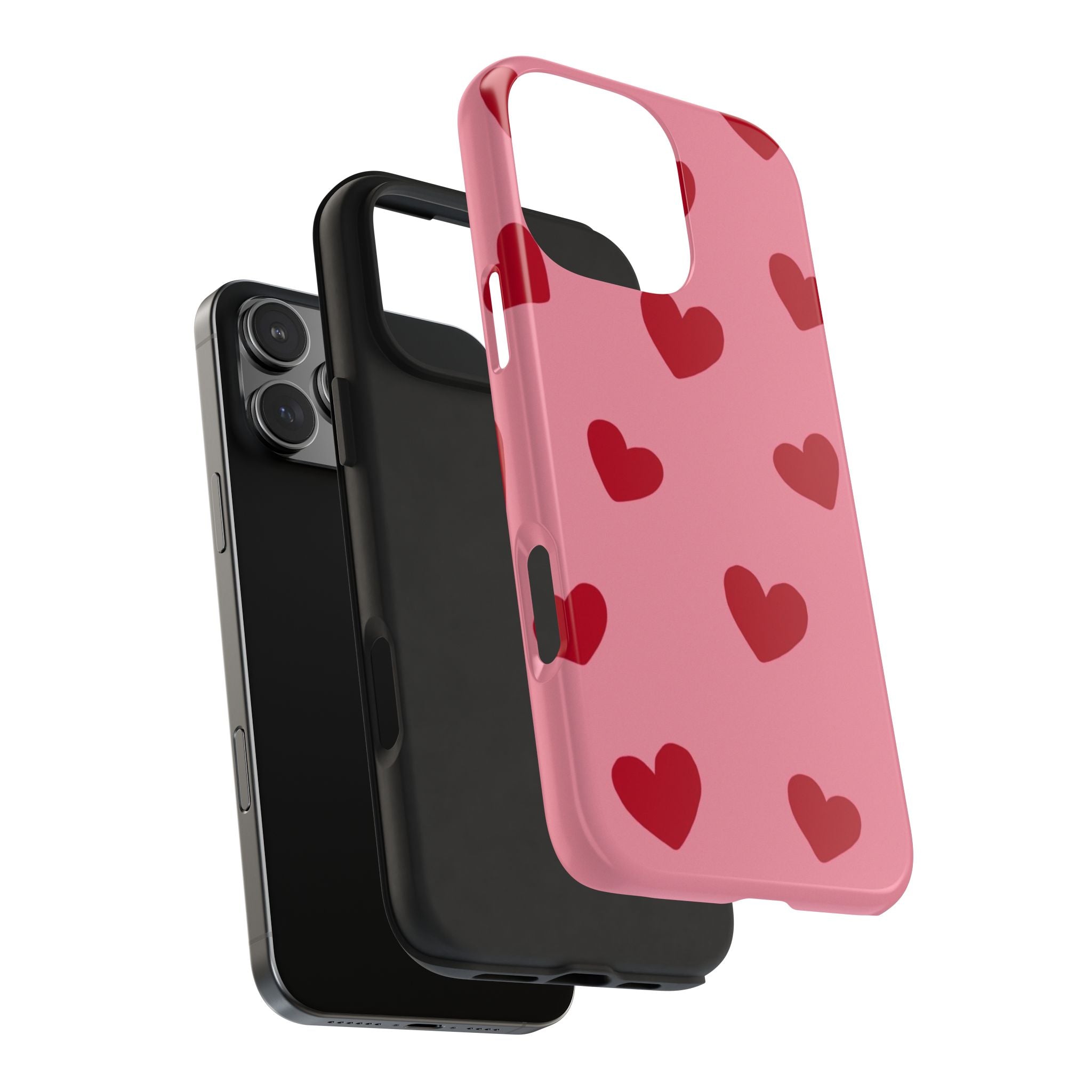 Red heart Phone Cases