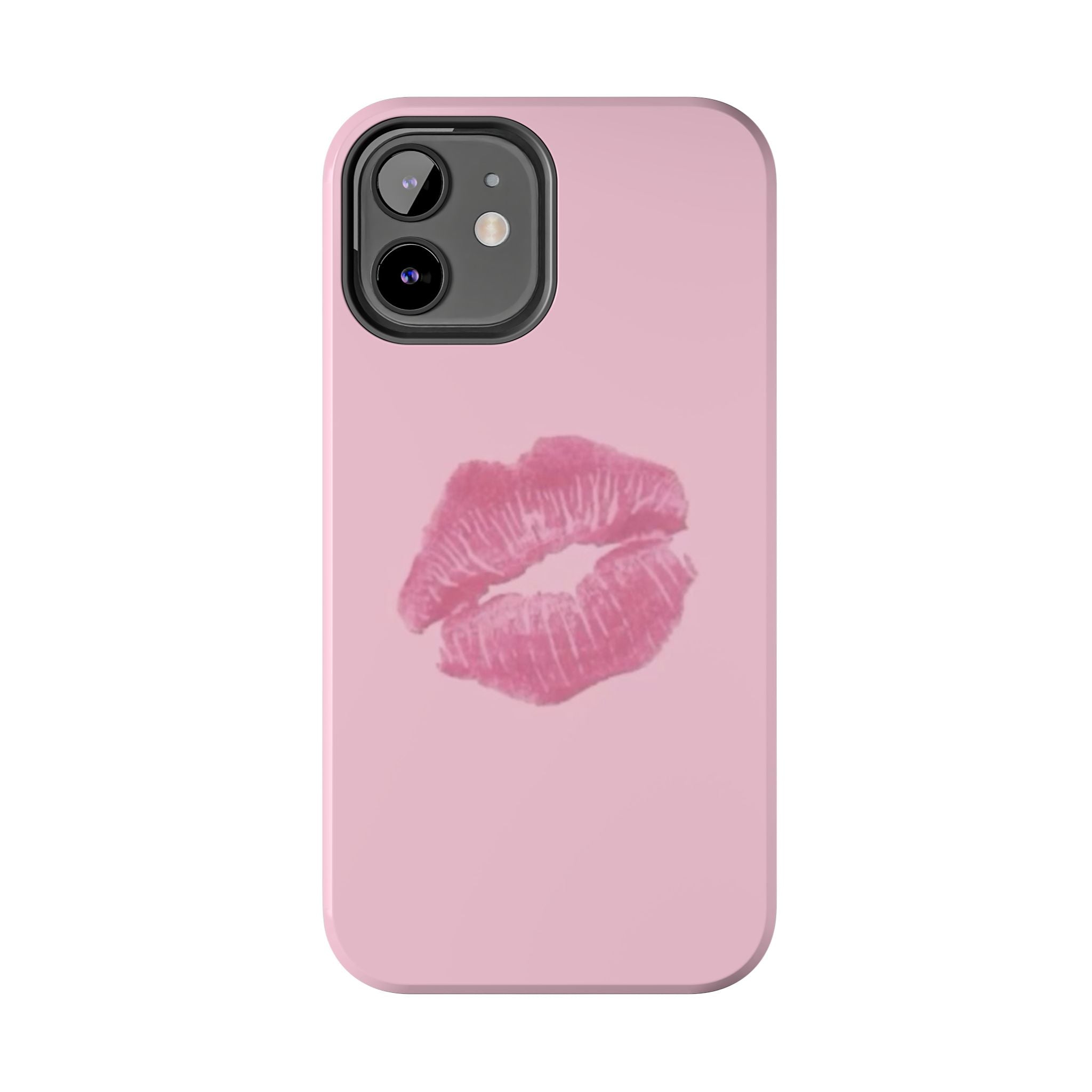 Pink Kissy Lips Phone Cases