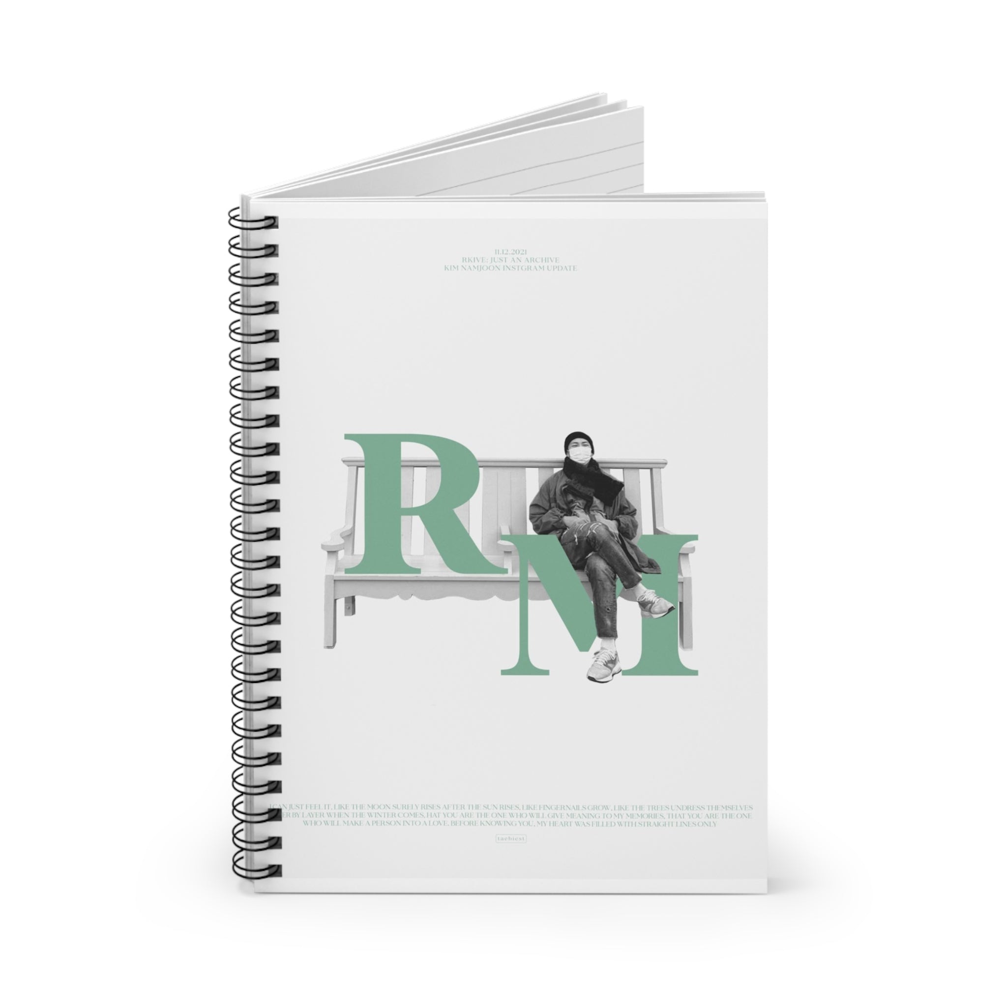 BTS Namjoon Notebook