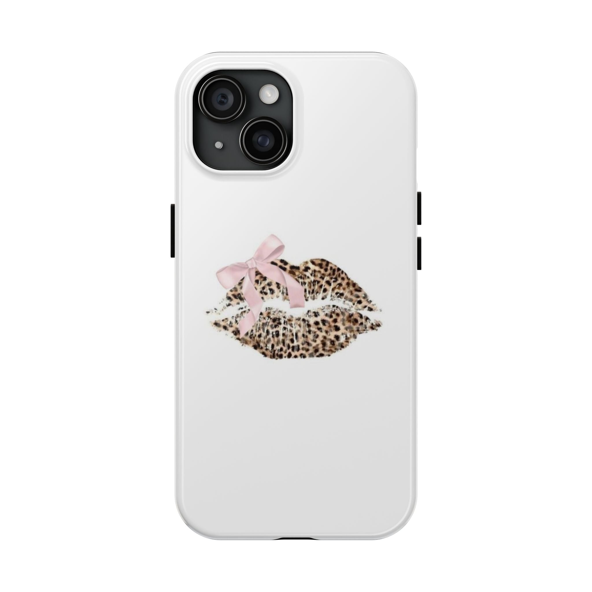 Leopard Kissy Lips Phone Cases