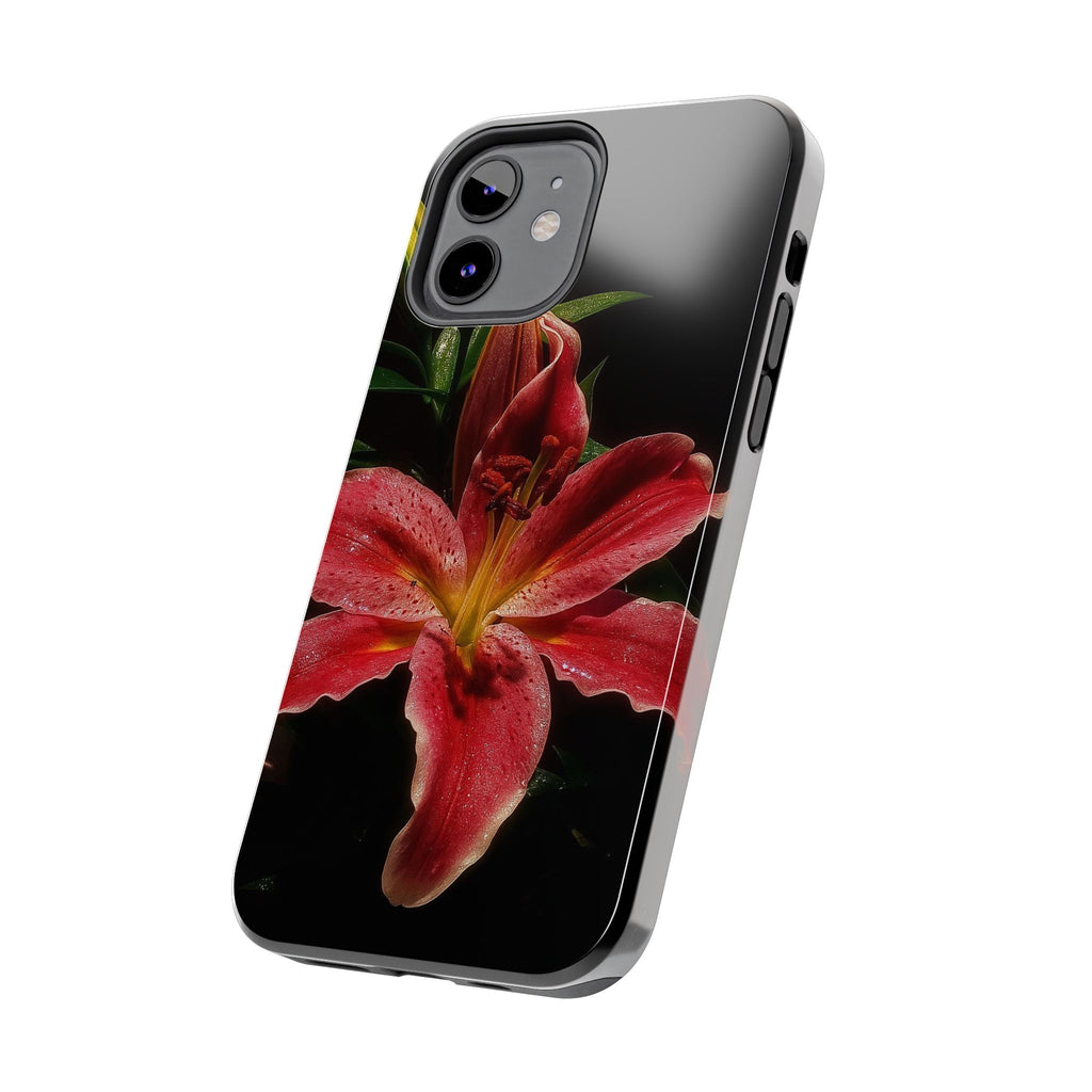 Red Lily Flower Phone Cases