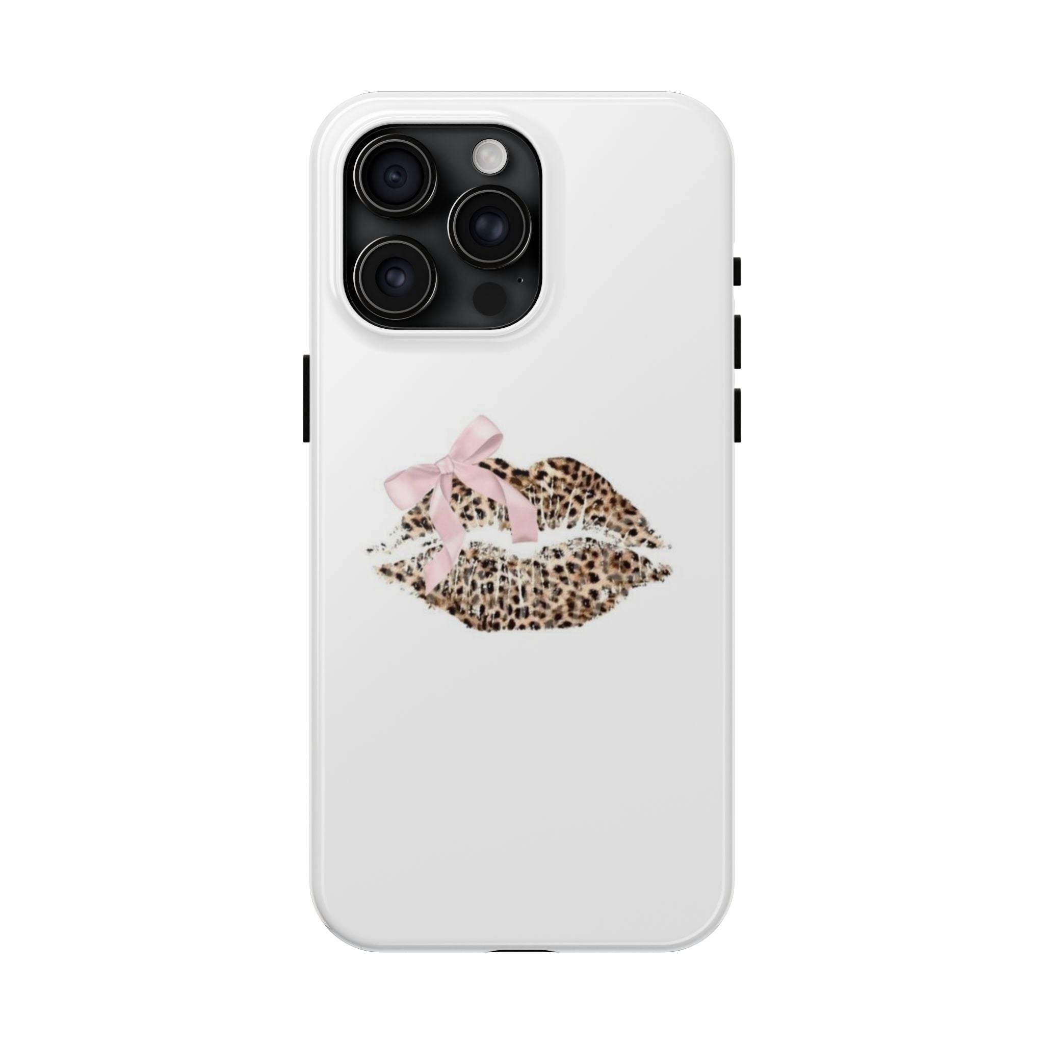 Leopard Kissy Lips Phone Cases