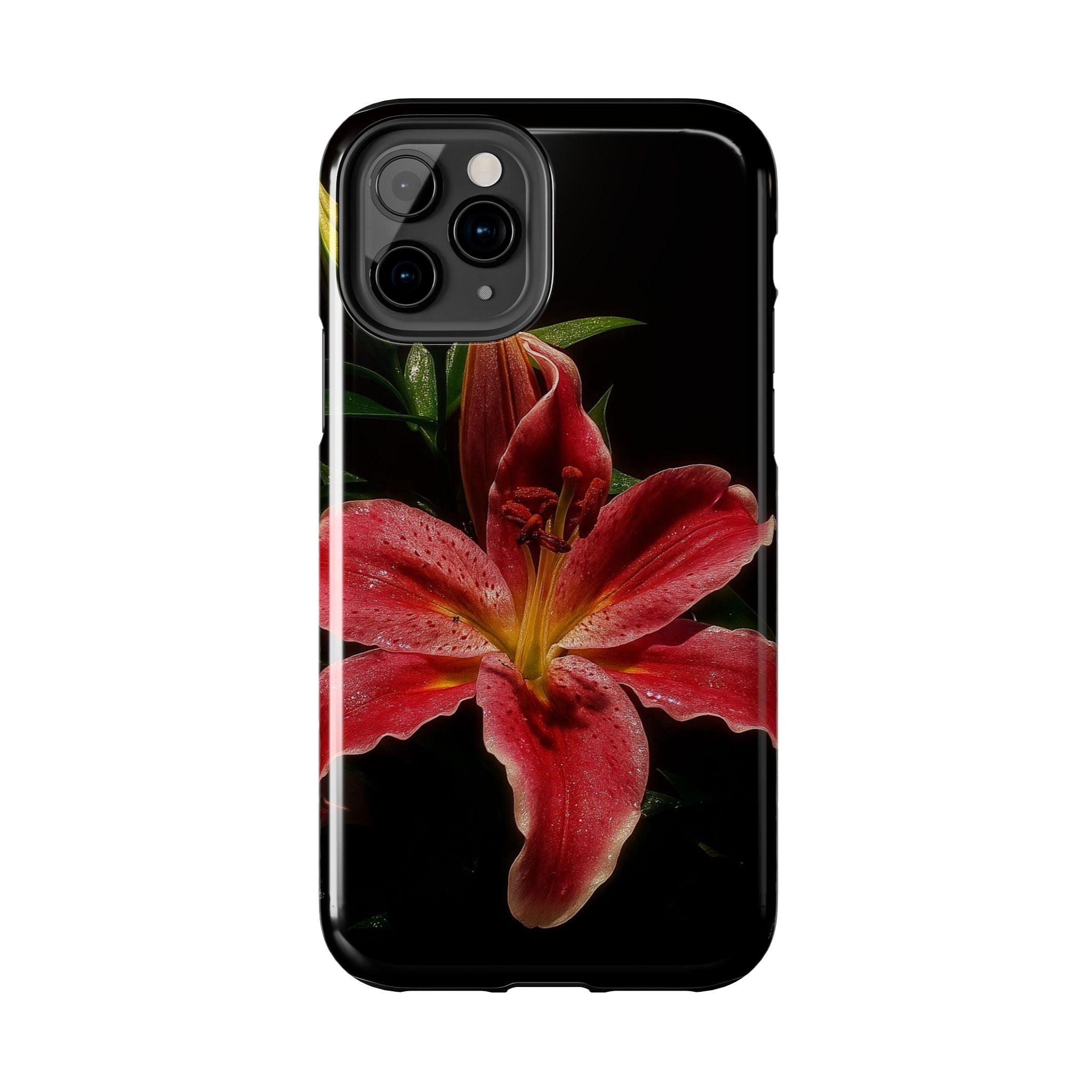 Red Lily Flower Phone Cases