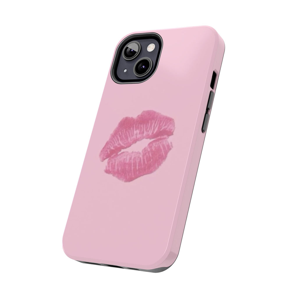 Pink Kissy Lips Phone Cases