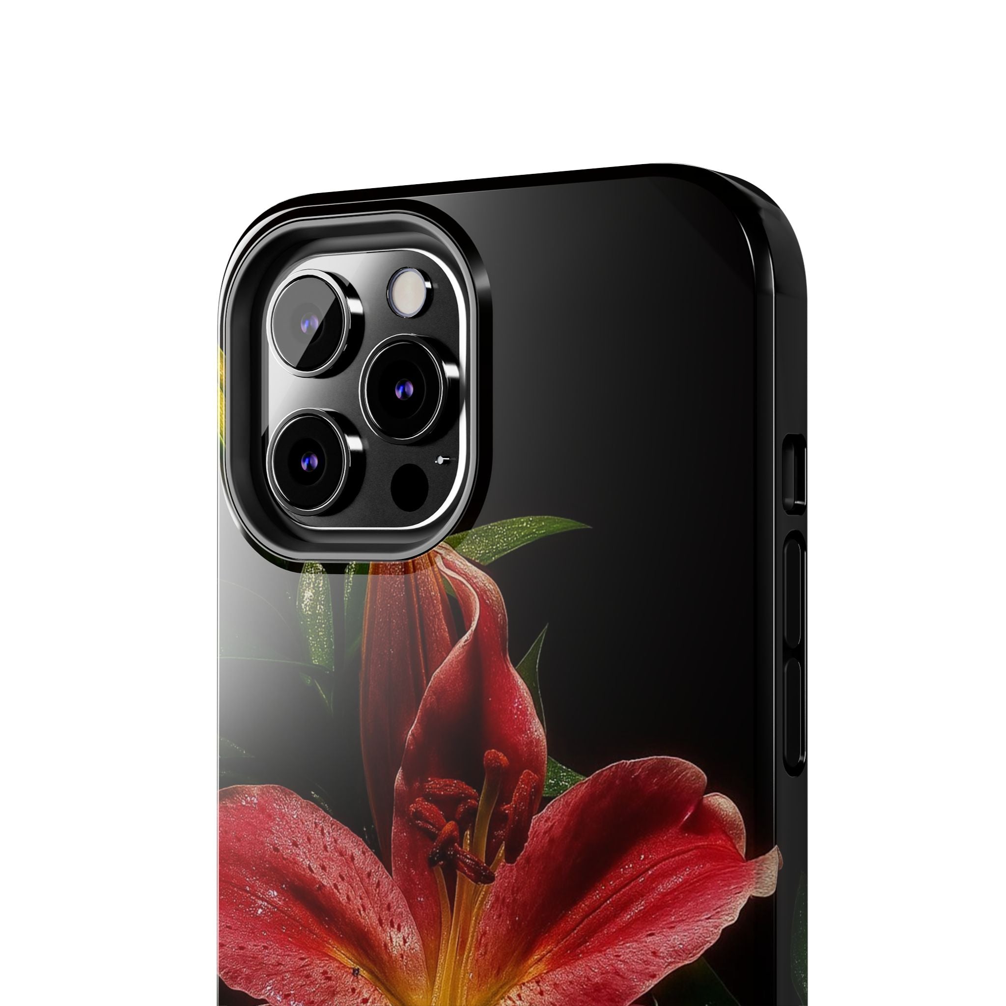 Red Lily Flower Phone Cases