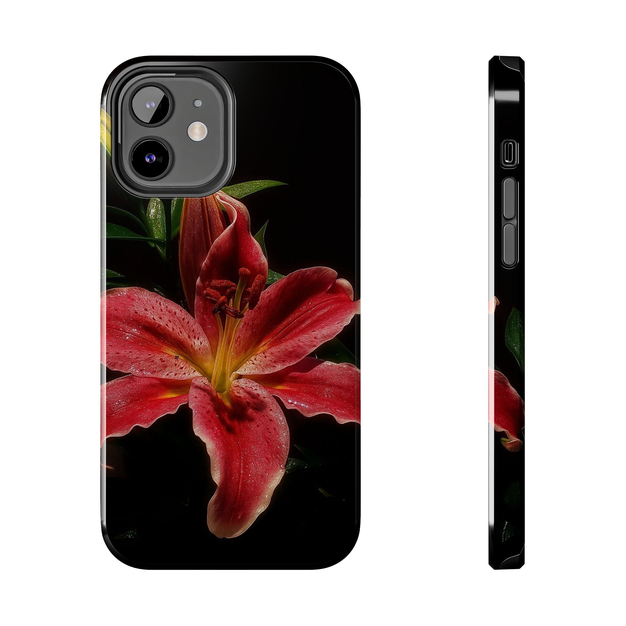 Red Lily Flower Phone Cases