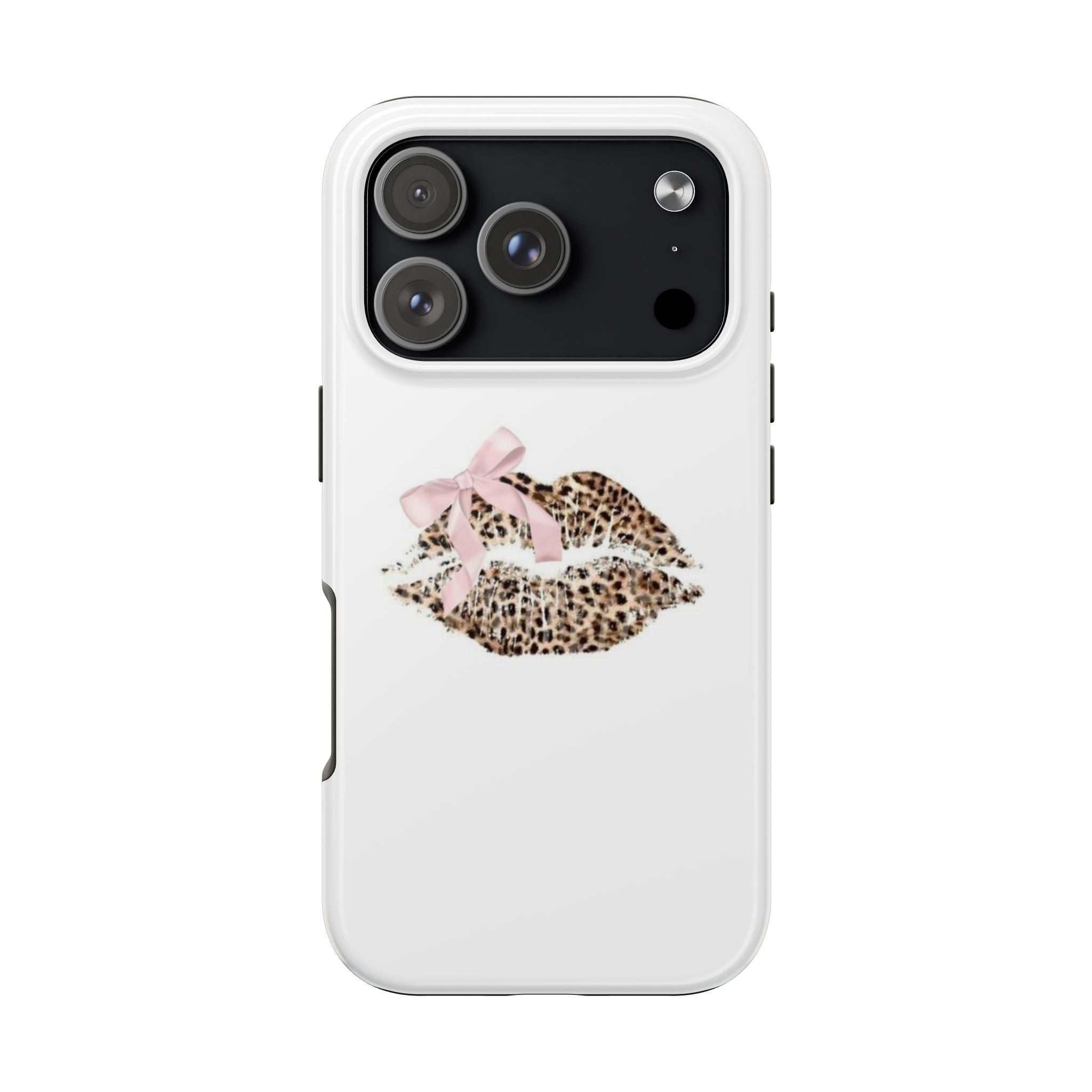Leopard Kissy Lips Phone Cases