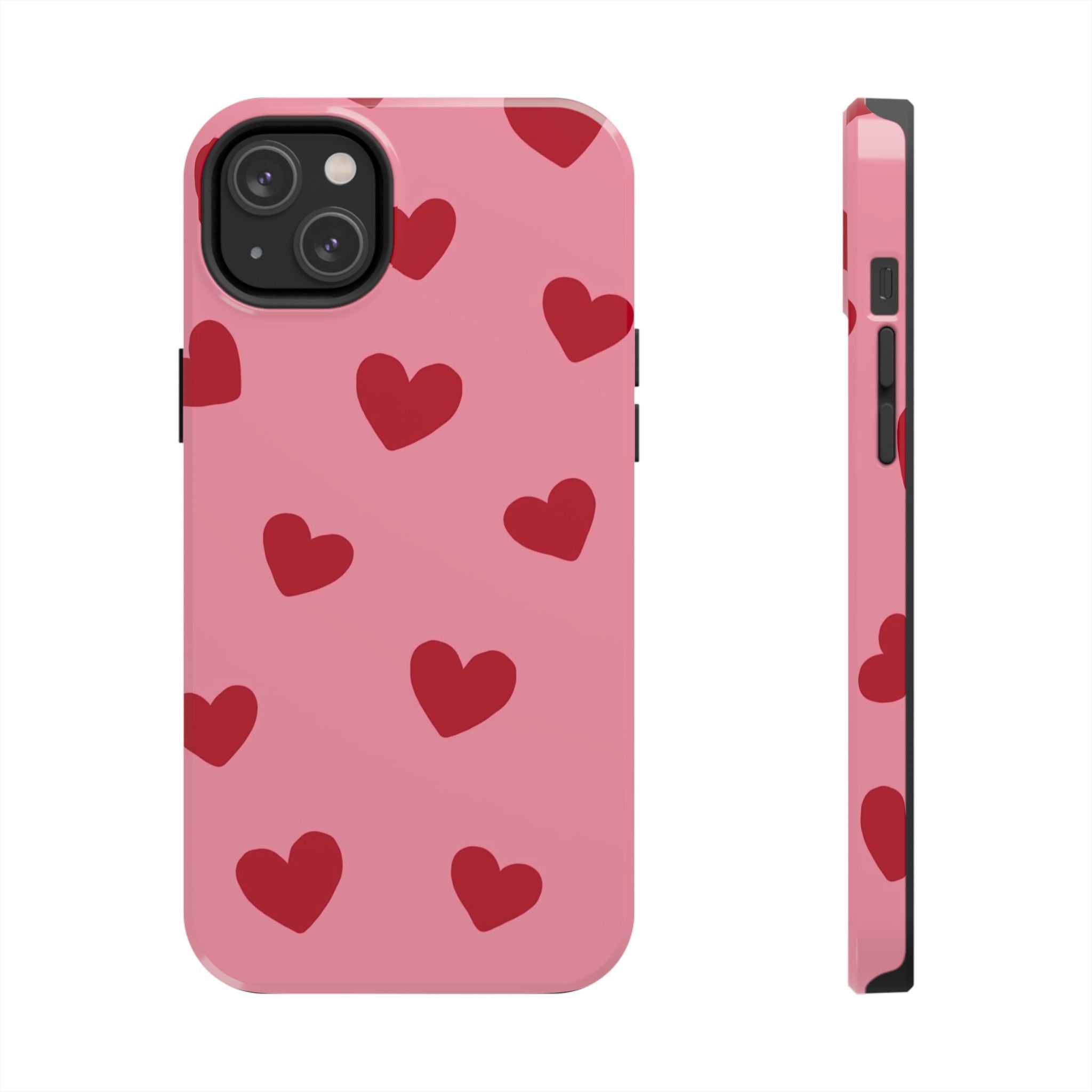 Red heart Phone Cases
