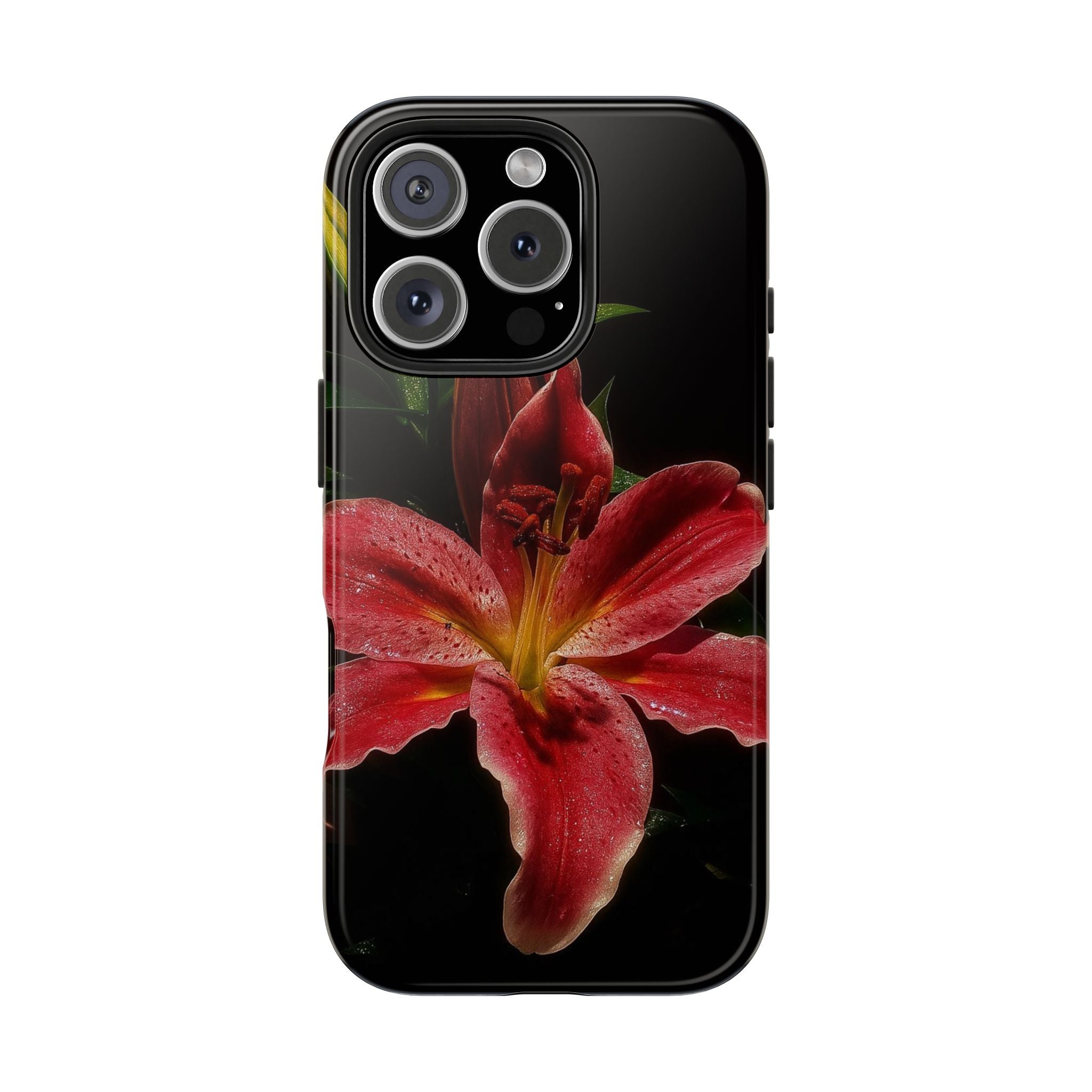 Red Lily Flower Phone Cases