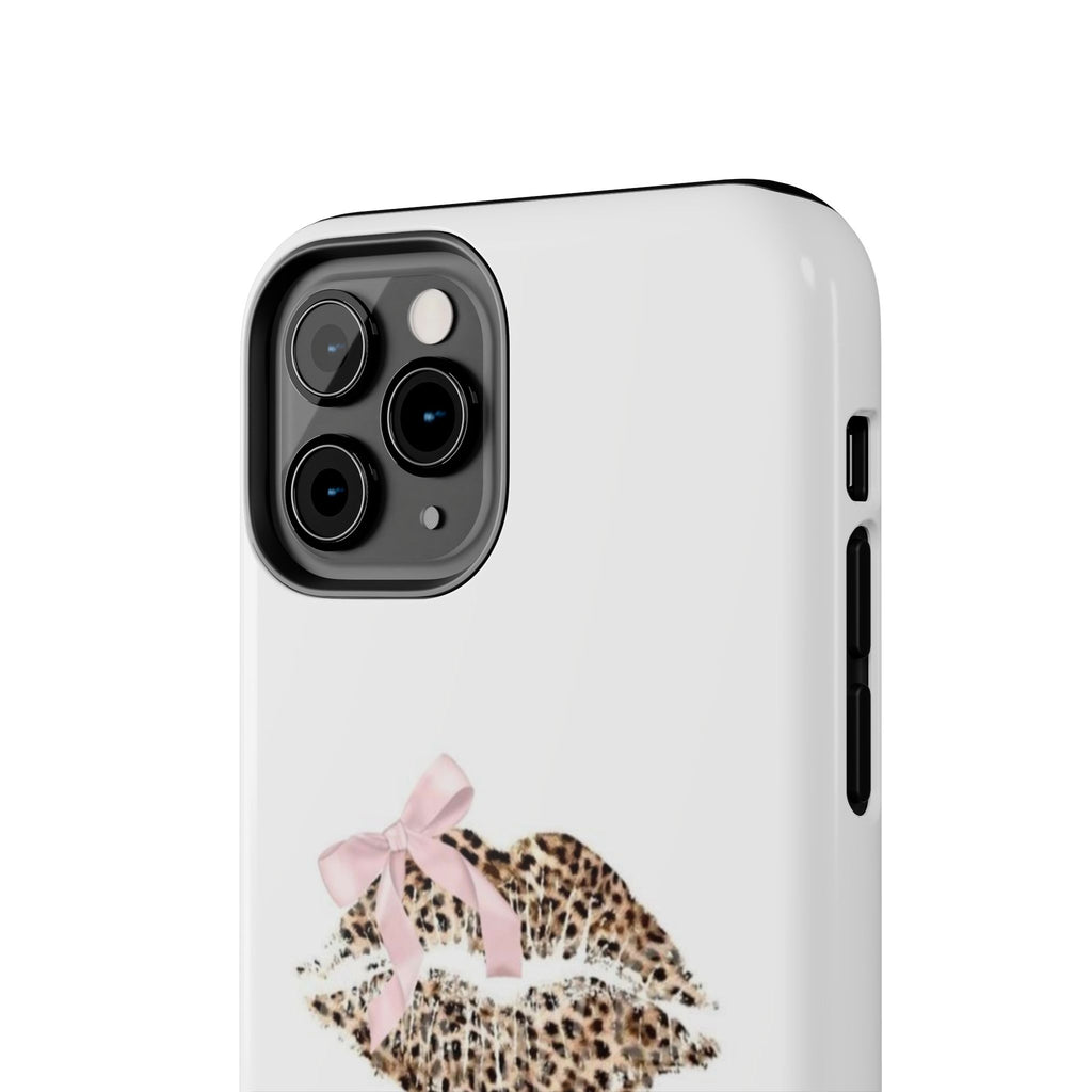 Leopard Kissy Lips Phone Cases
