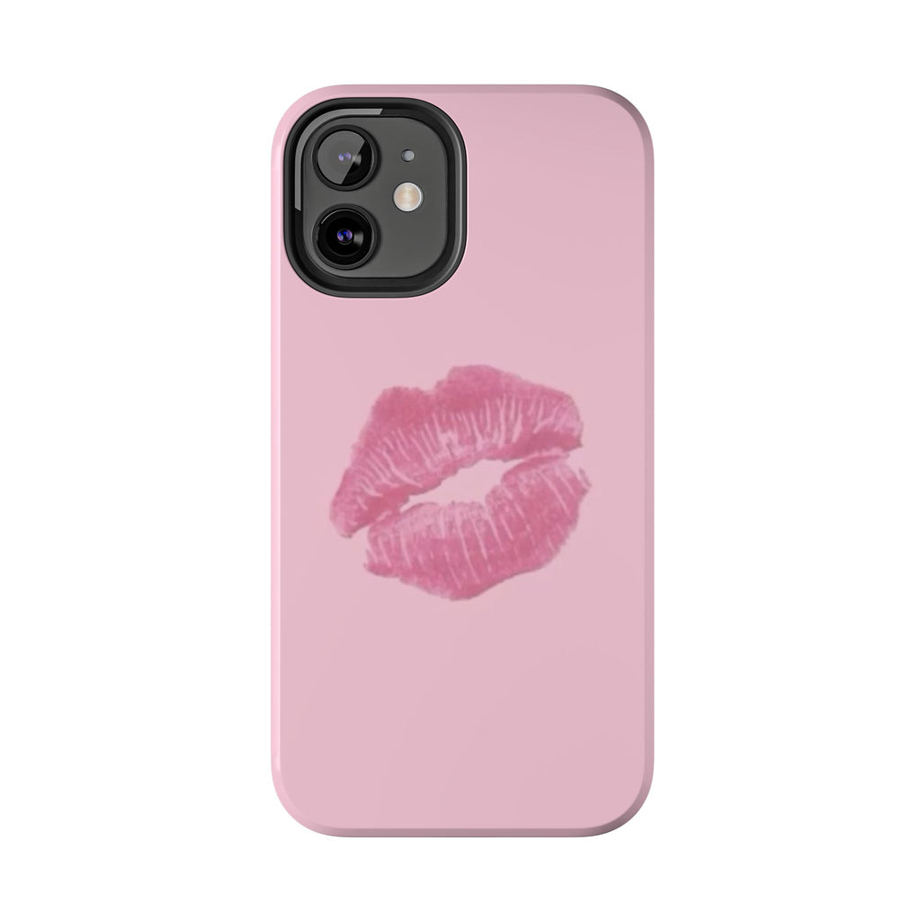 Pink Kissy Lips Phone Cases