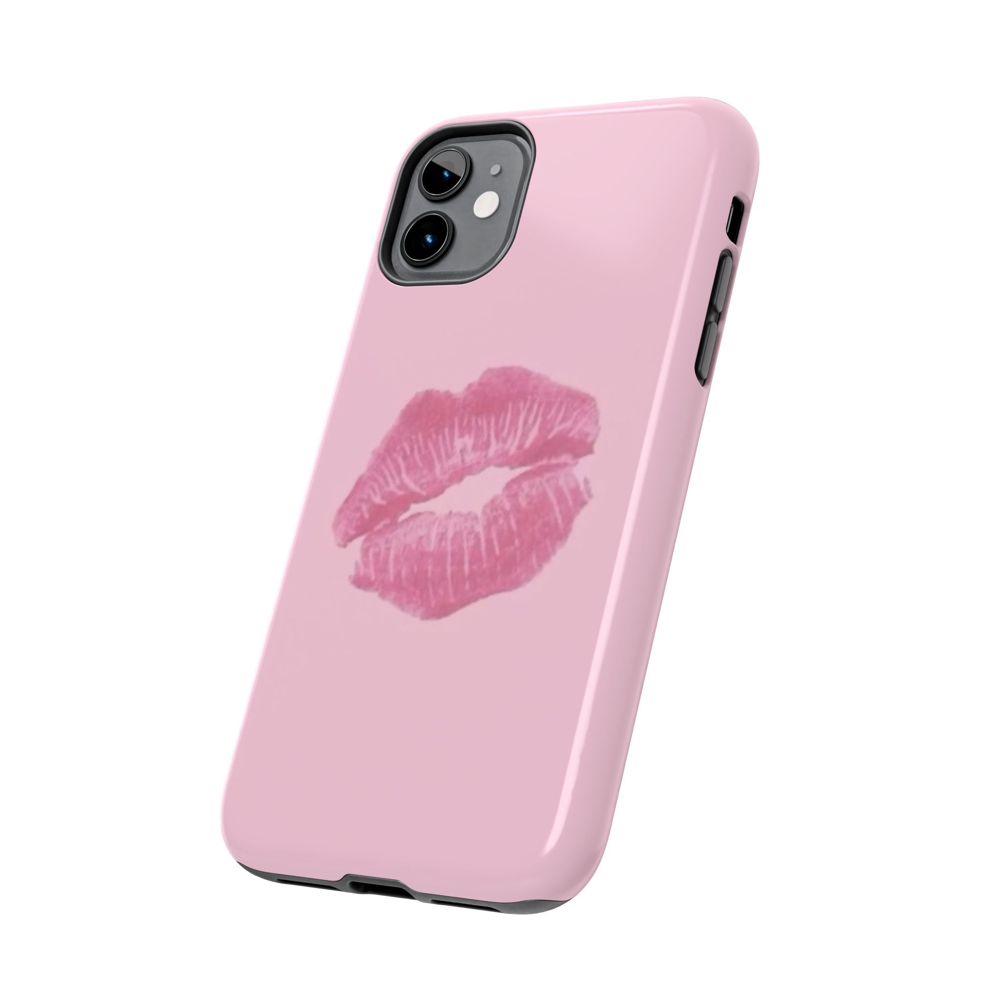 Pink Kissy Lips Phone Cases