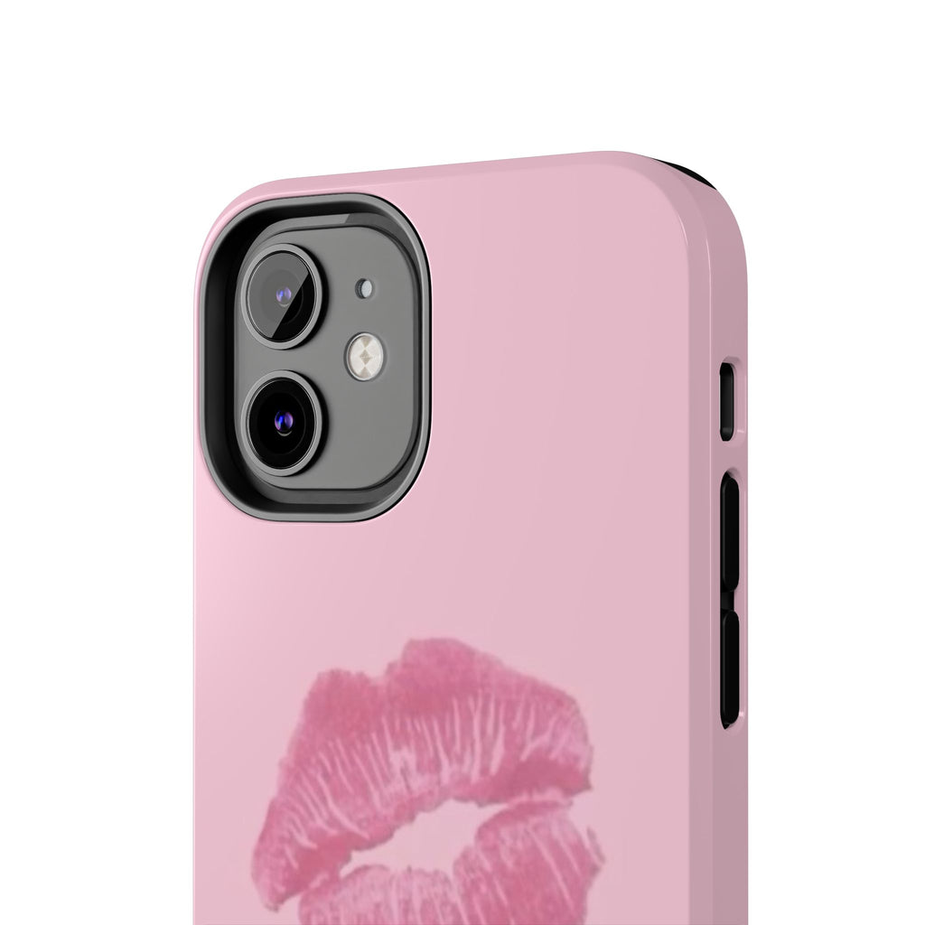 Pink Kissy Lips Phone Cases