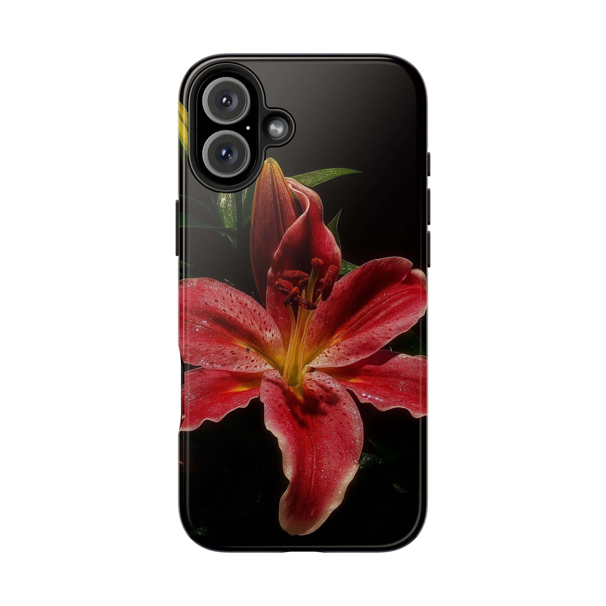 Red Lily Flower Phone Cases