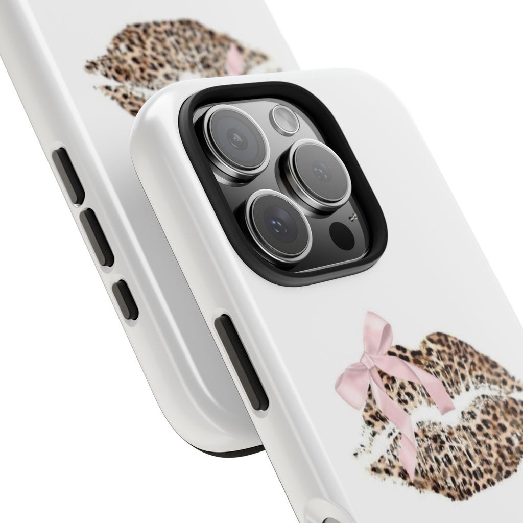 Leopard Kissy Lips Phone Cases
