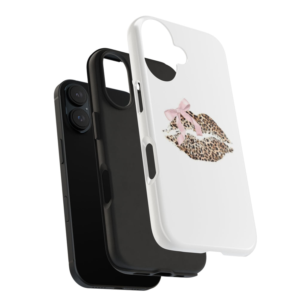 Leopard Kissy Lips Phone Cases