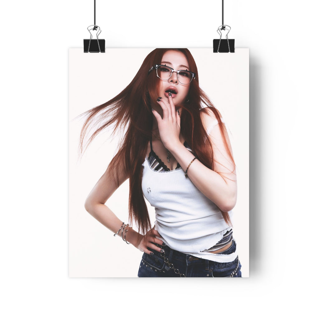 Lesserafim Yunjin Paper Poster