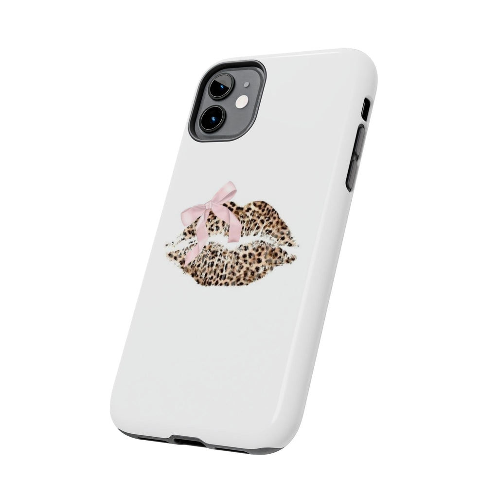 Leopard Kissy Lips Phone Cases