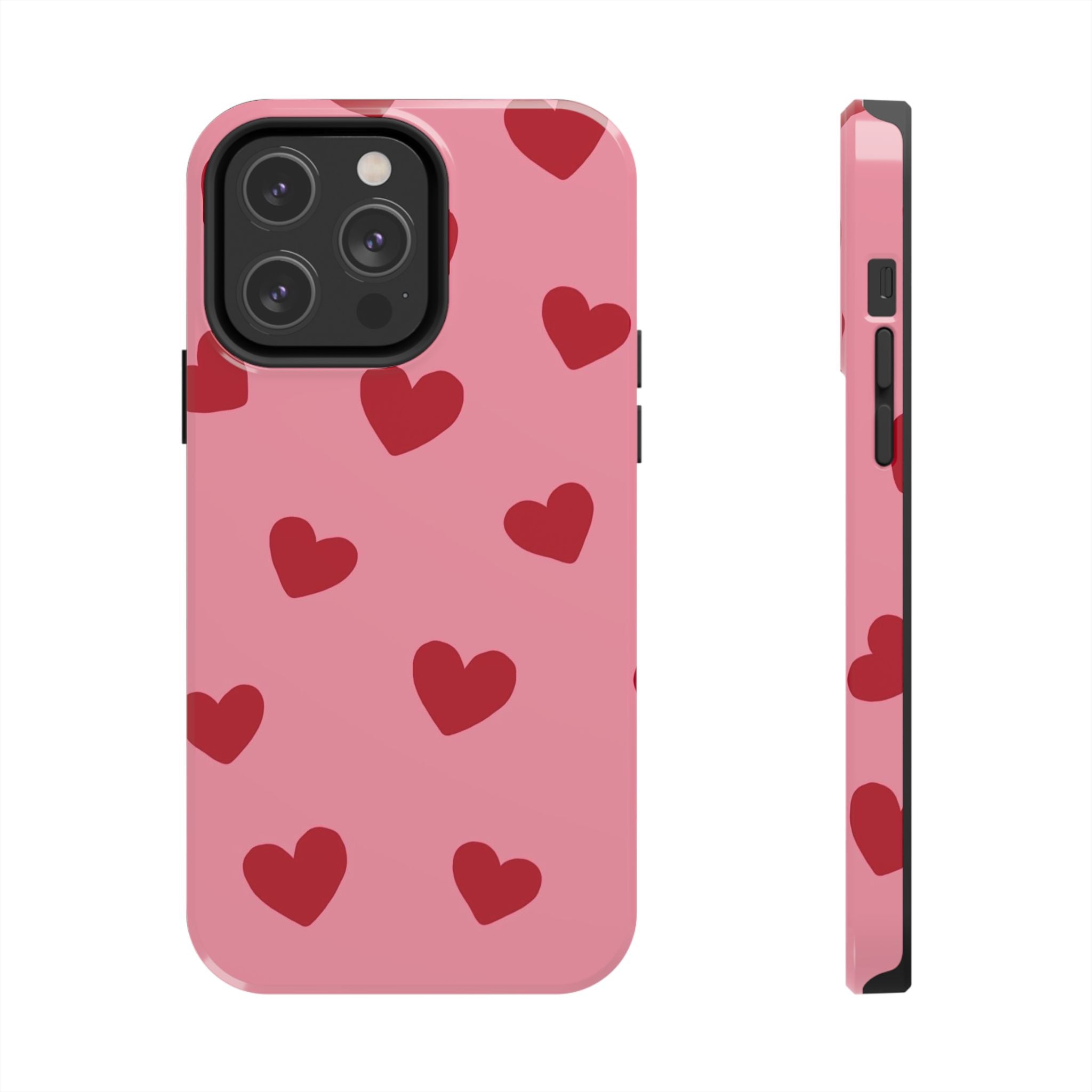 Red heart Phone Cases