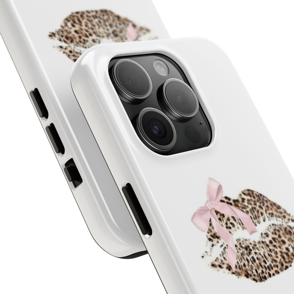 Leopard Kissy Lips Phone Cases