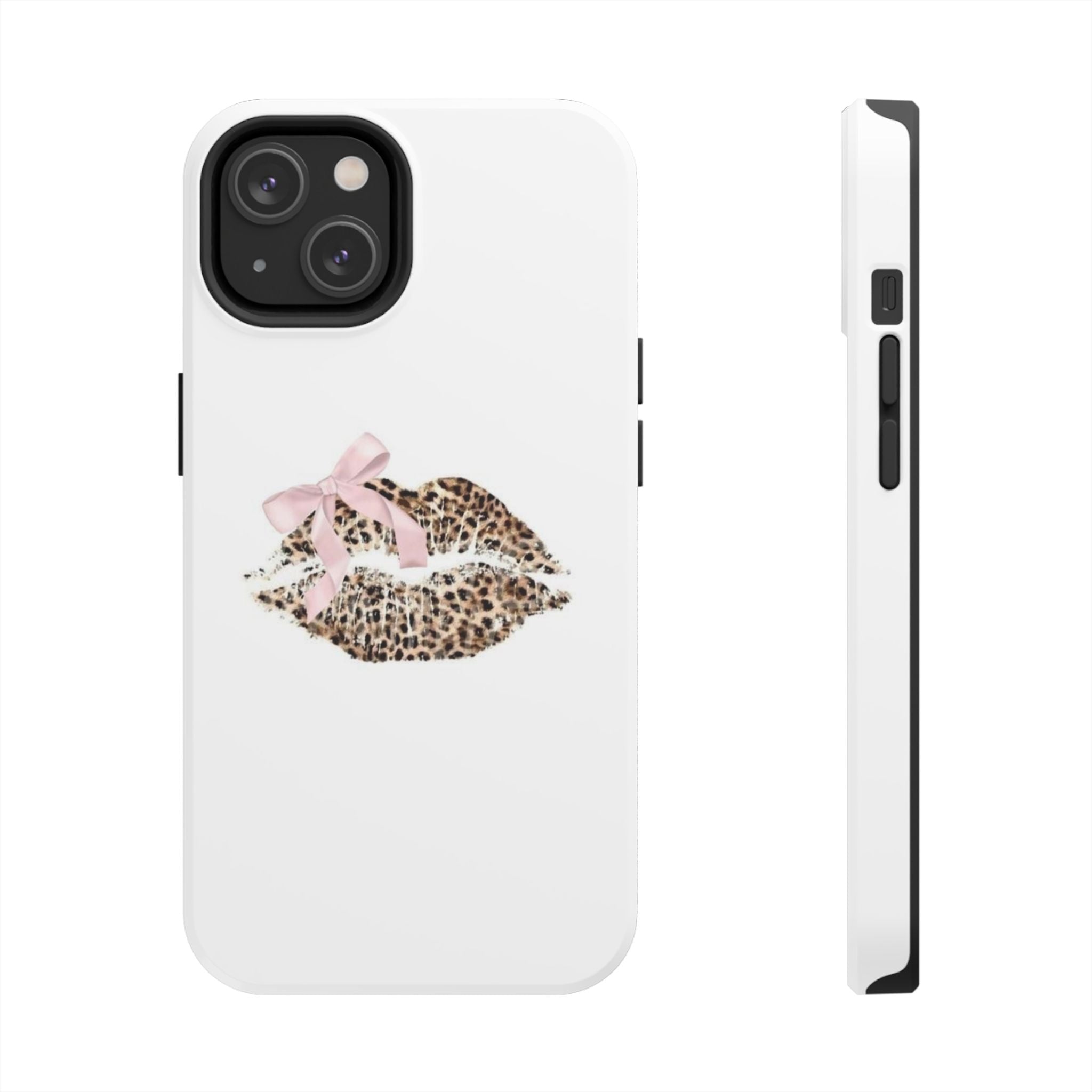 Leopard Kissy Lips Phone Cases