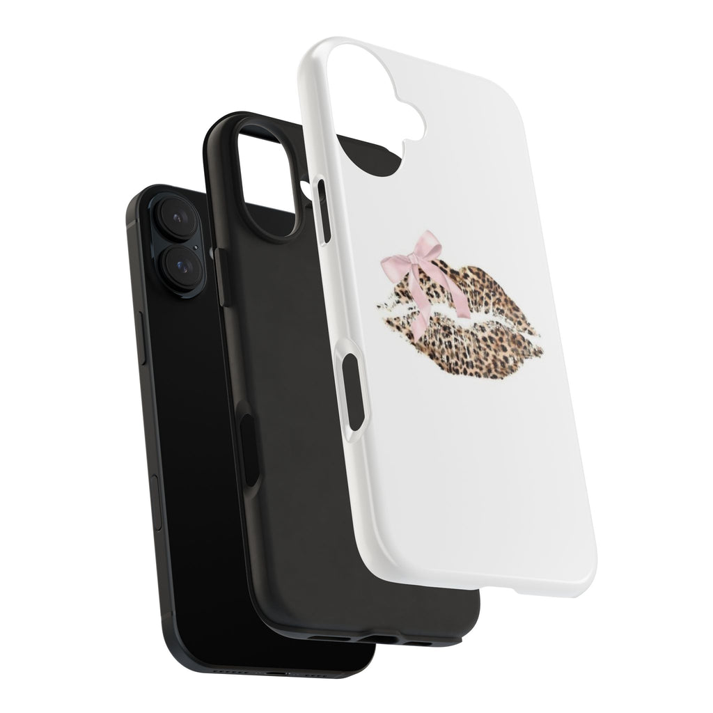 Leopard Kissy Lips Phone Cases