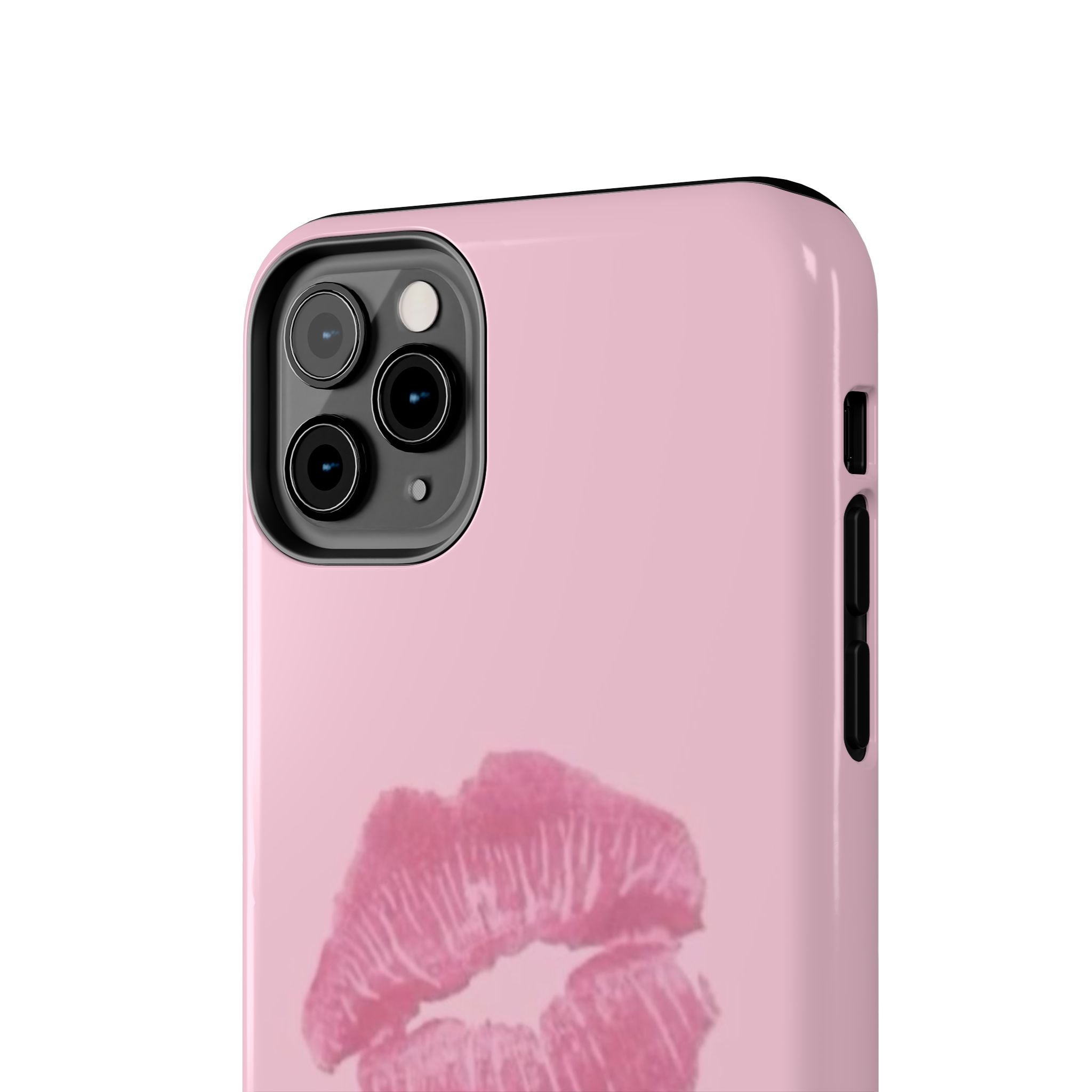 Pink Kissy Lips Phone Cases