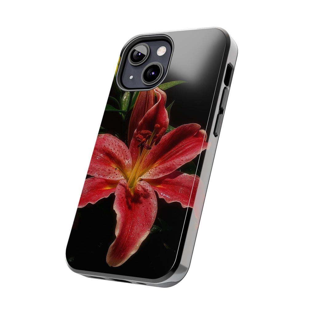 Red Lily Flower Phone Cases
