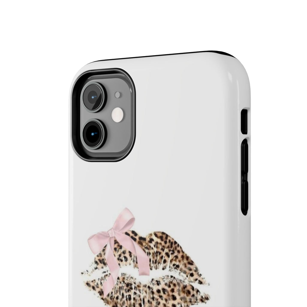 Leopard Kissy Lips Phone Cases