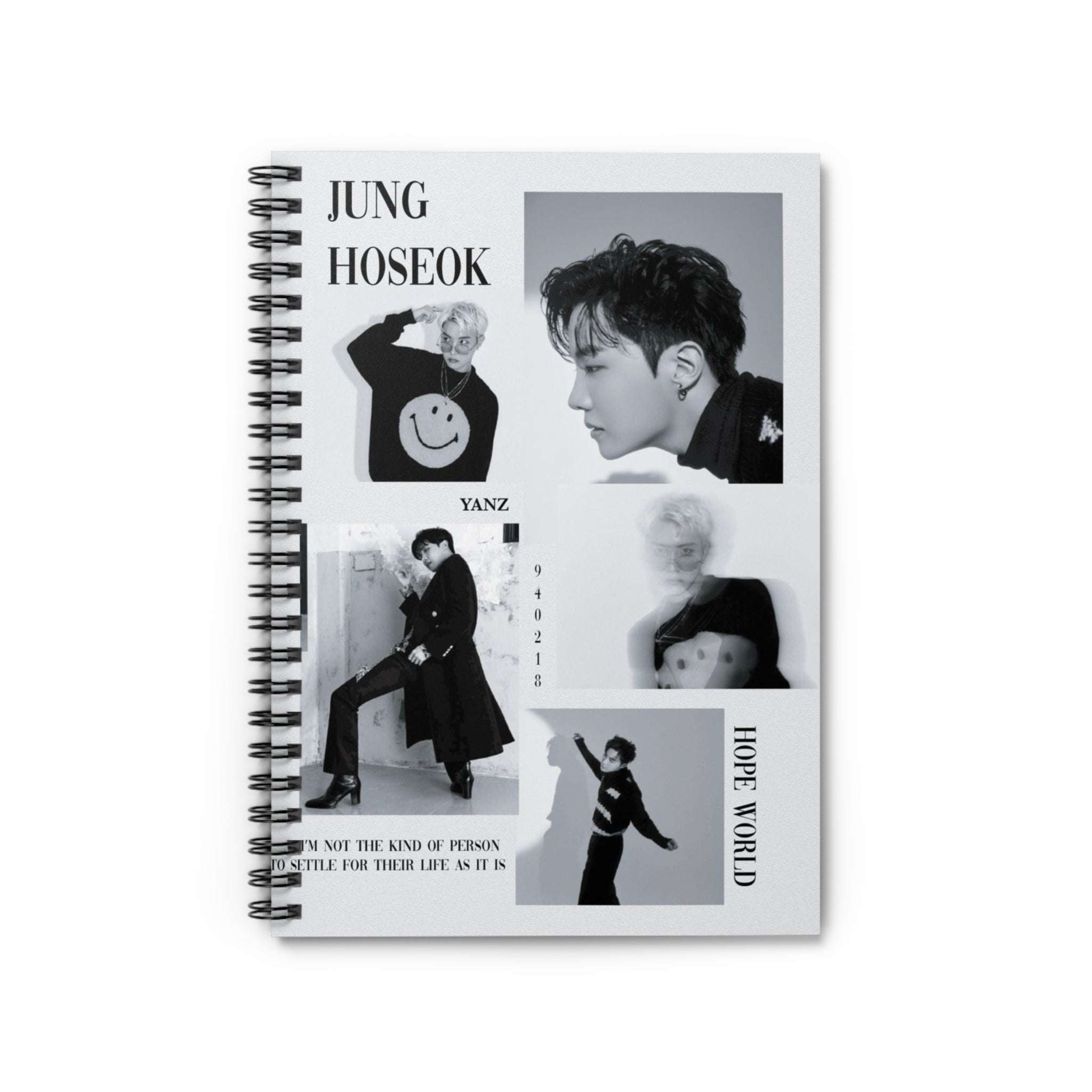 BTS J-Hope Notebook