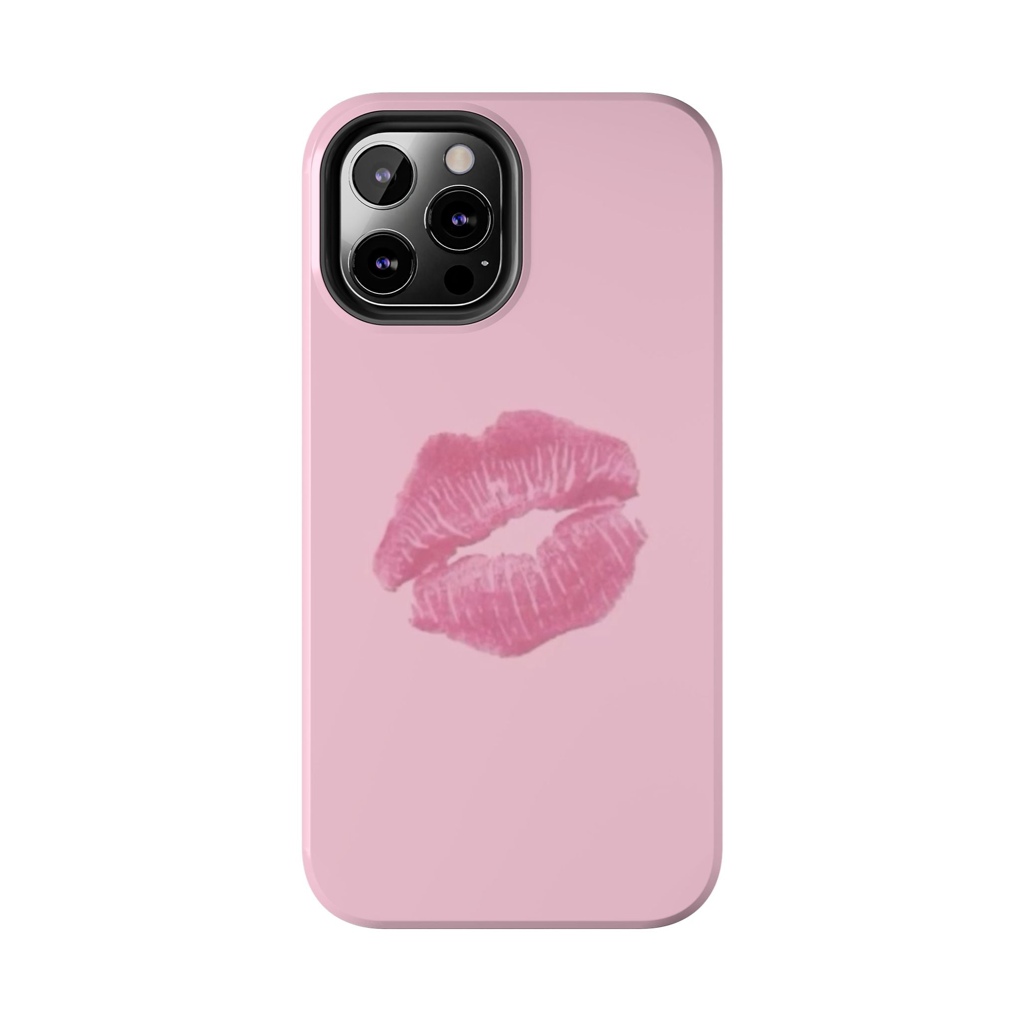 Pink Kissy Lips Phone Cases