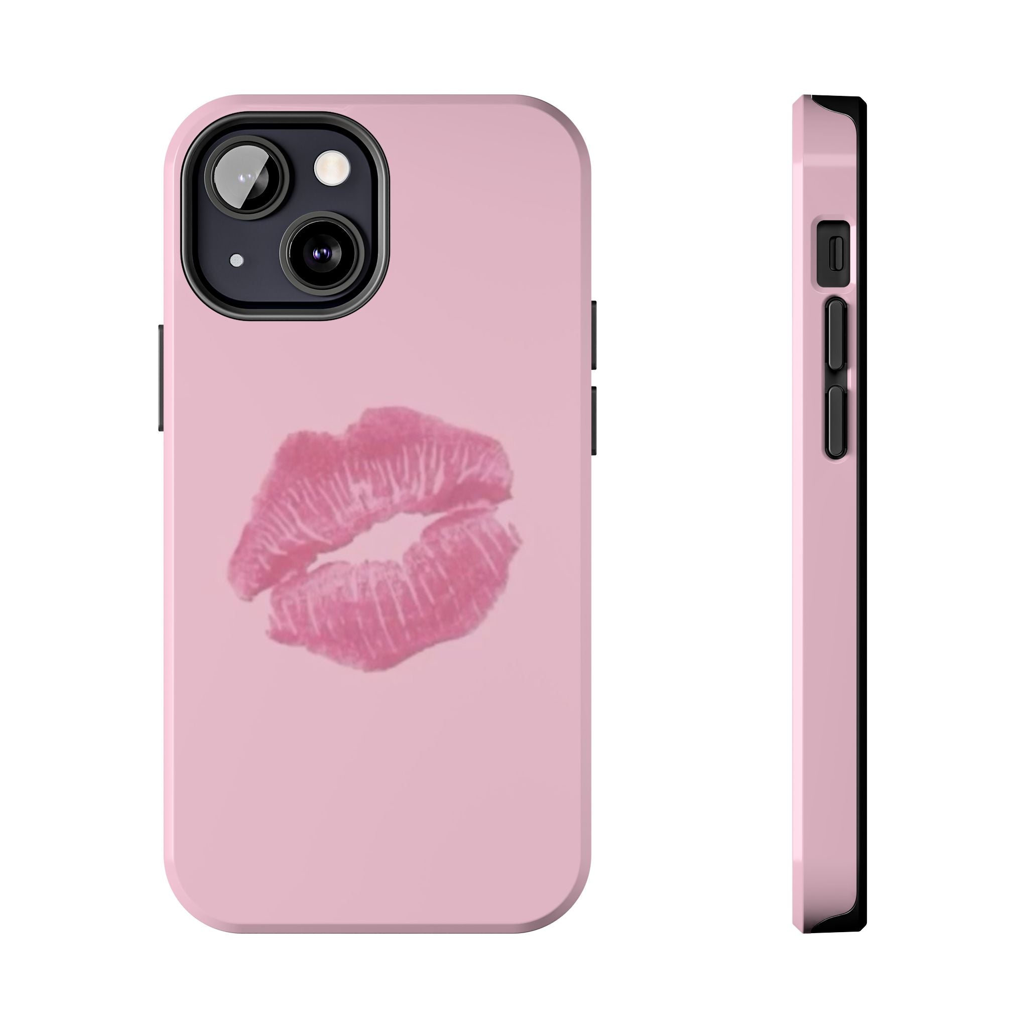 Pink Kissy Lips Phone Cases