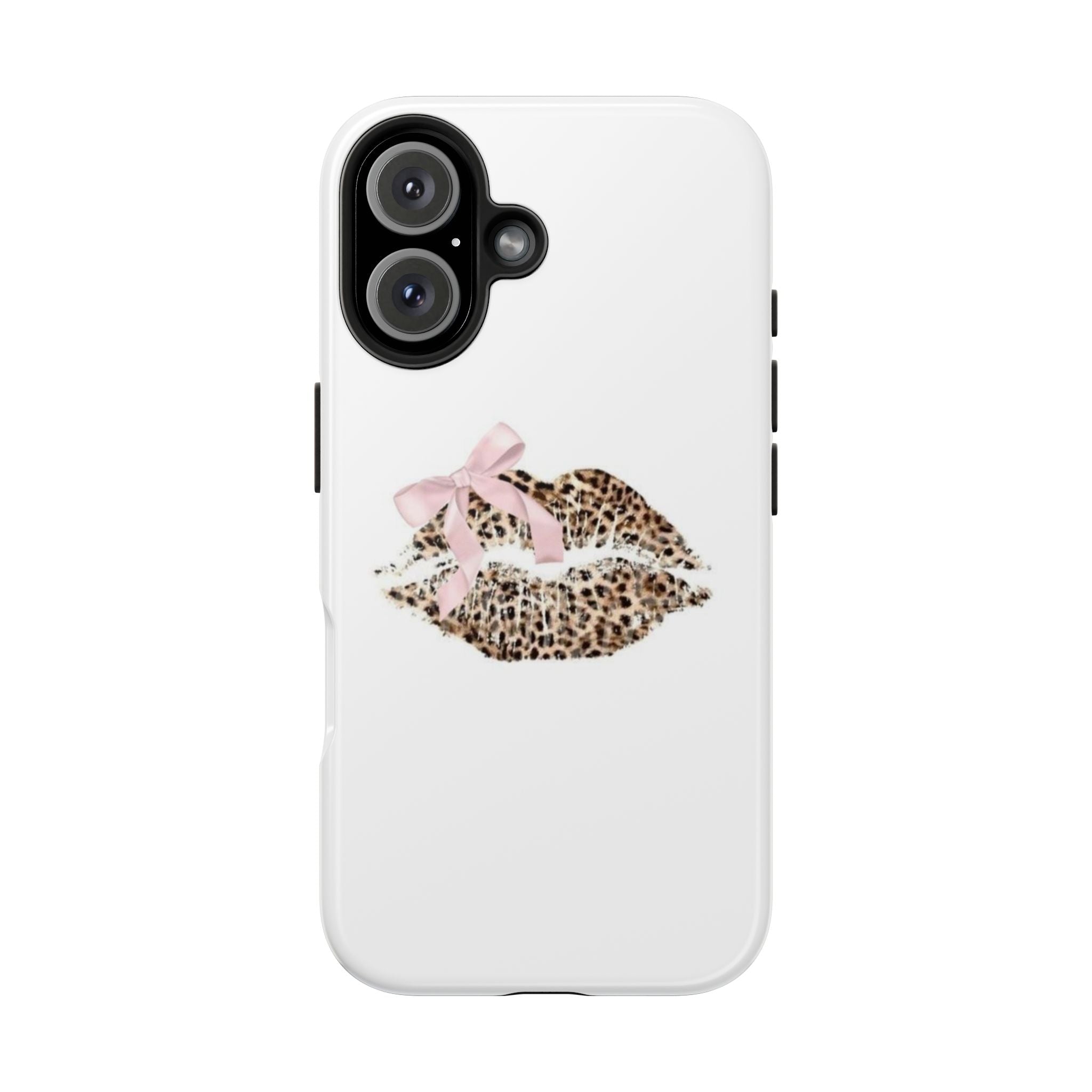 Leopard Kissy Lips Phone Cases