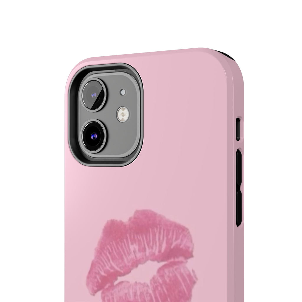 Pink Kissy Lips Phone Cases