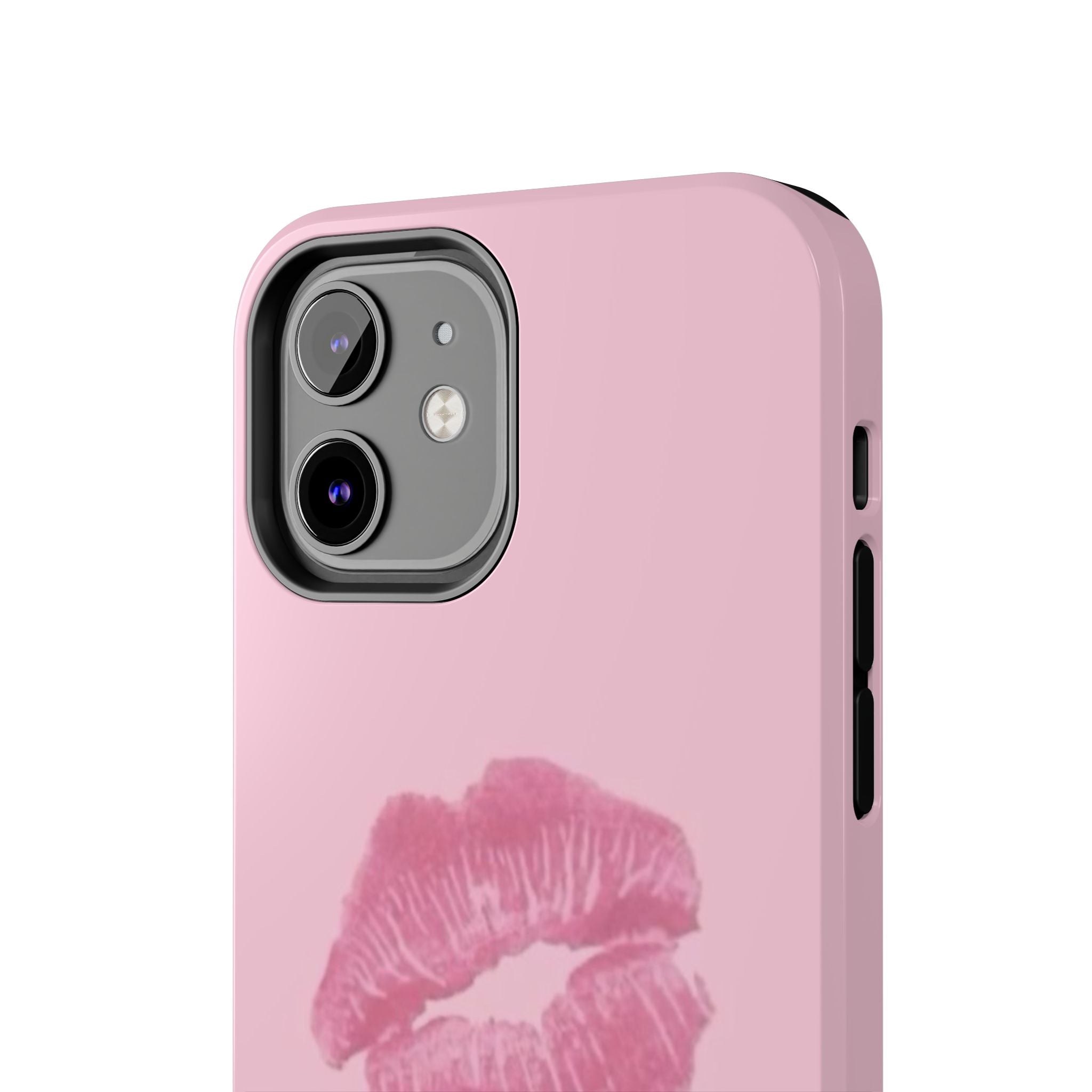 Pink Kissy Lips Phone Cases