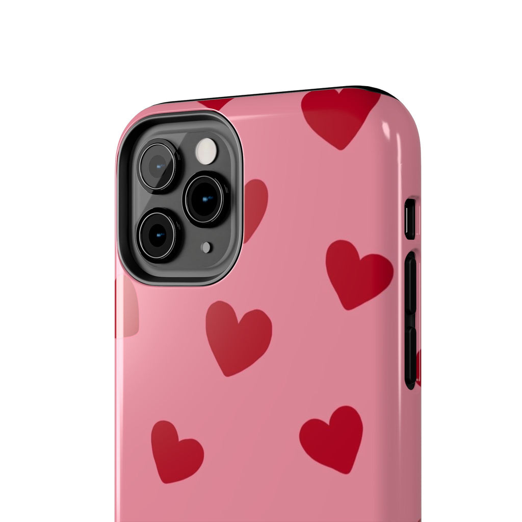 Red heart Phone Cases