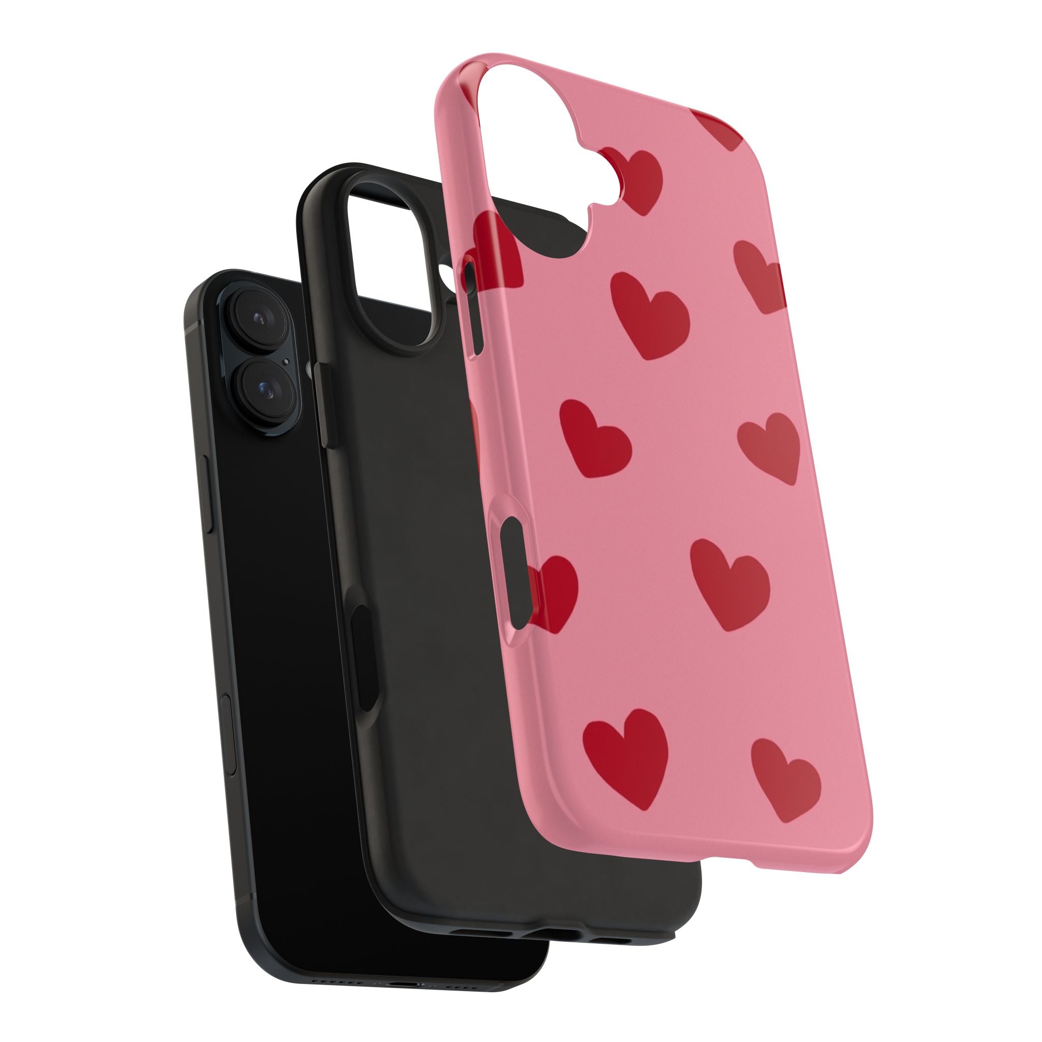 Red heart Phone Cases