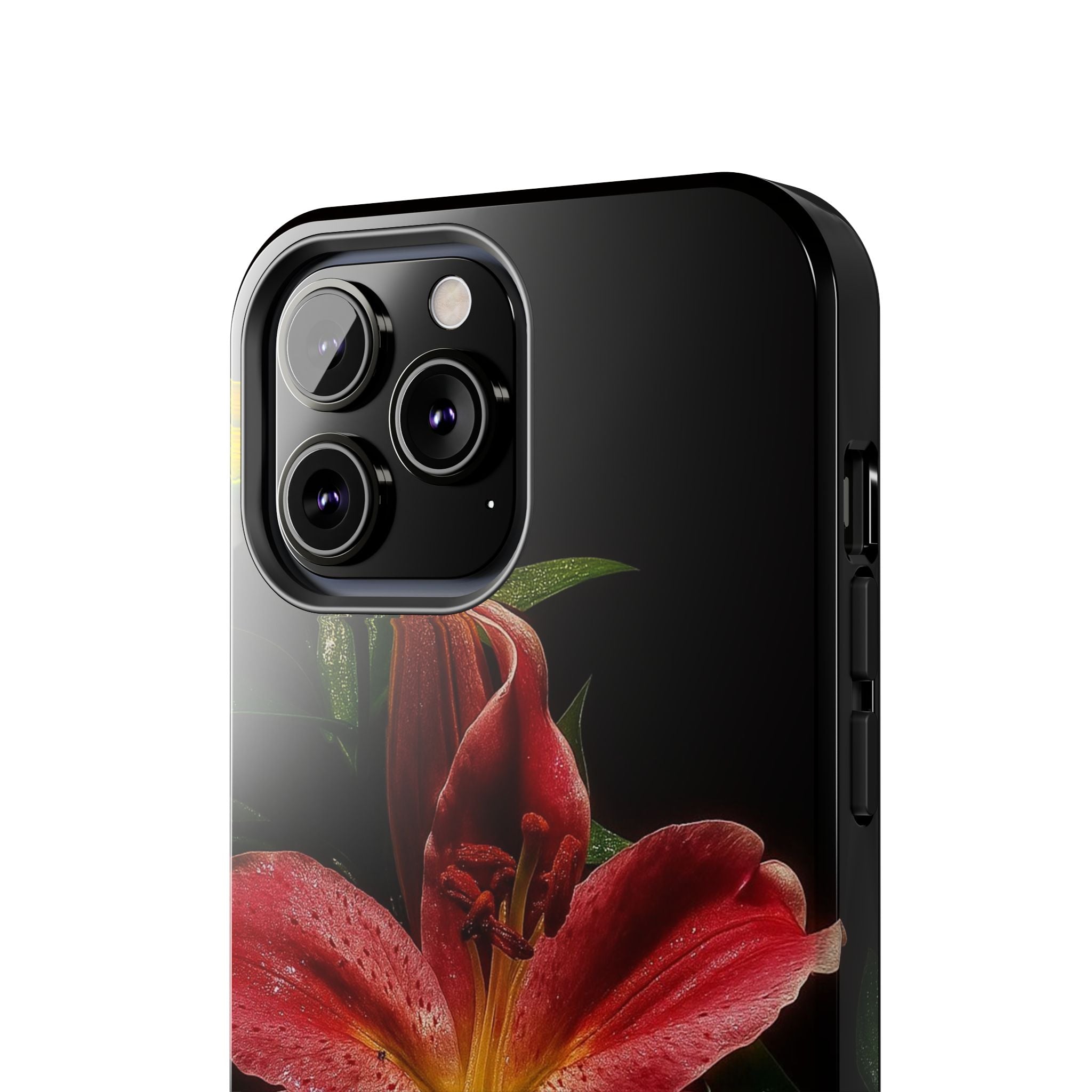 Red Lily Flower Phone Cases