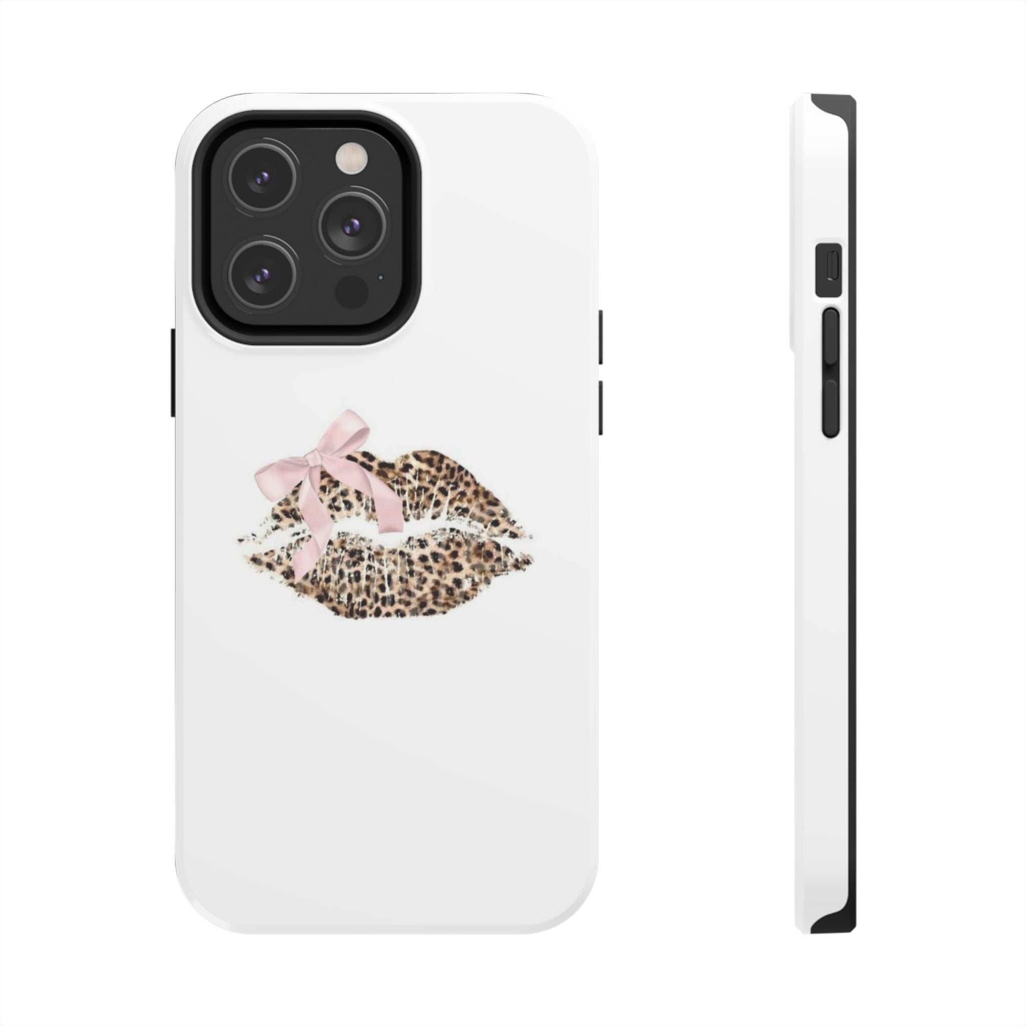 Leopard Kissy Lips Phone Cases