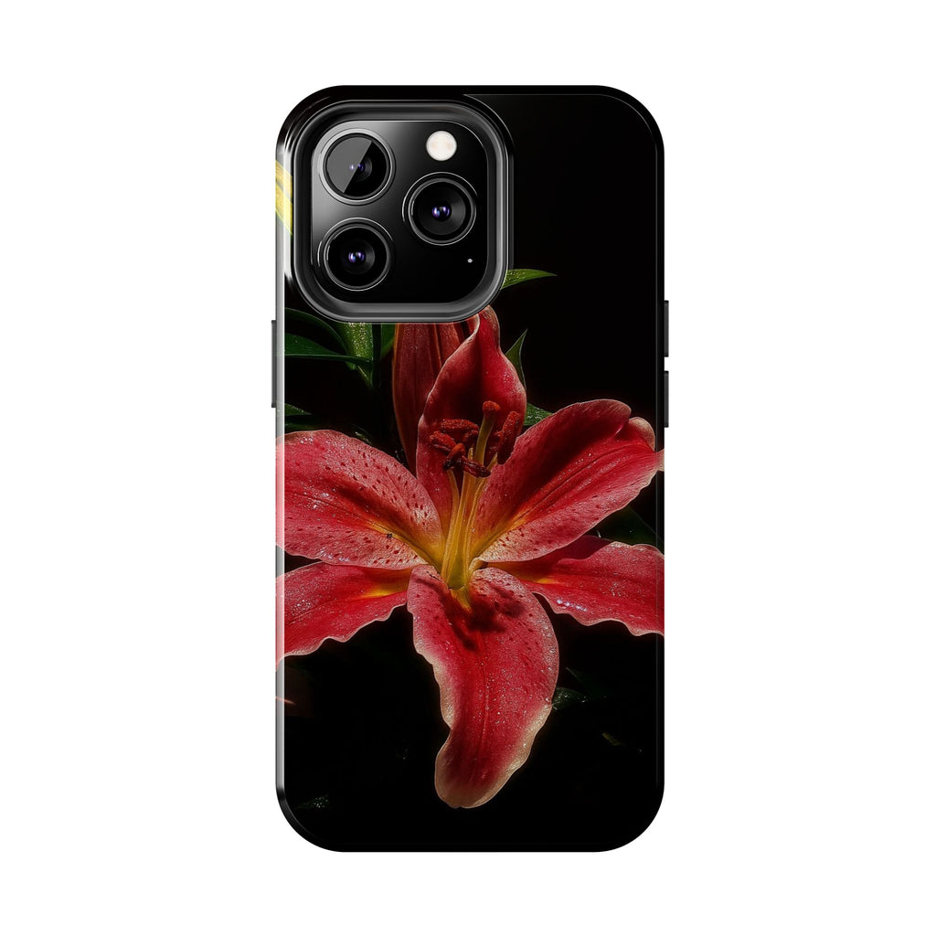 Red Lily Flower Phone Cases