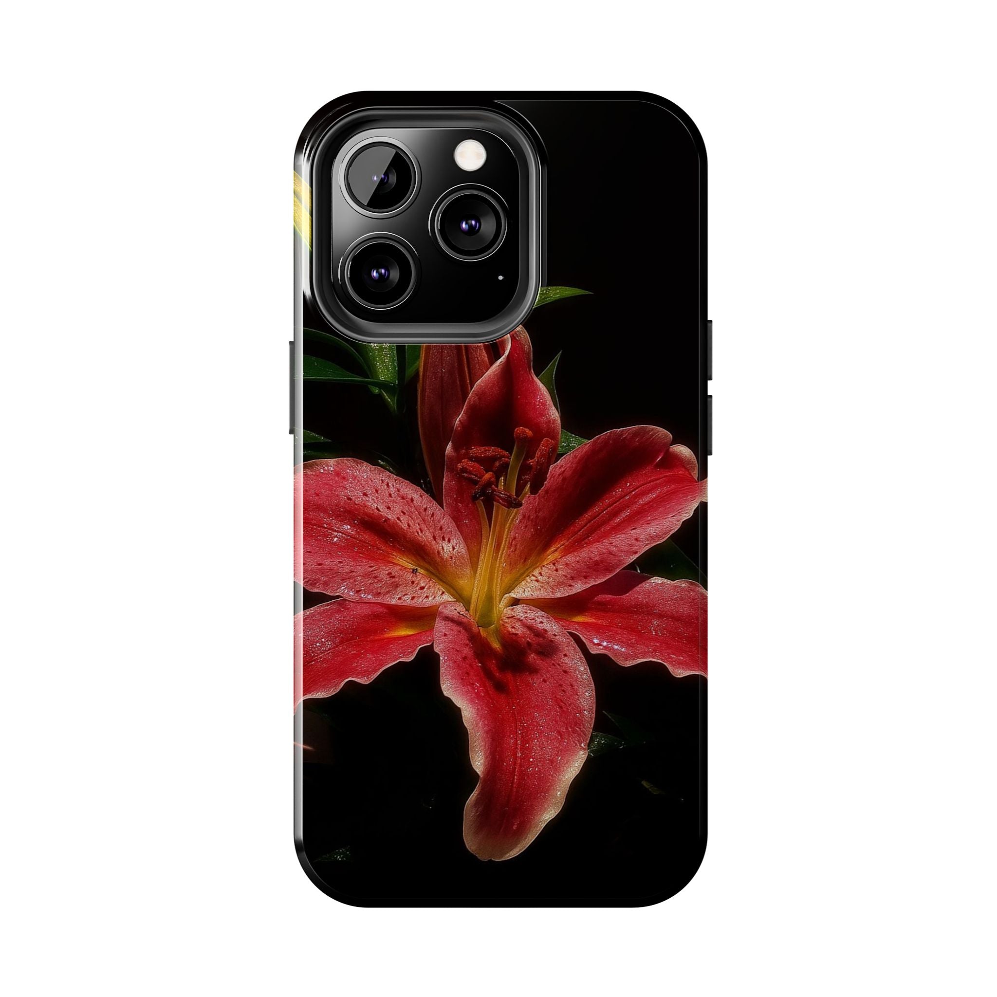 Red Lily Flower Phone Cases